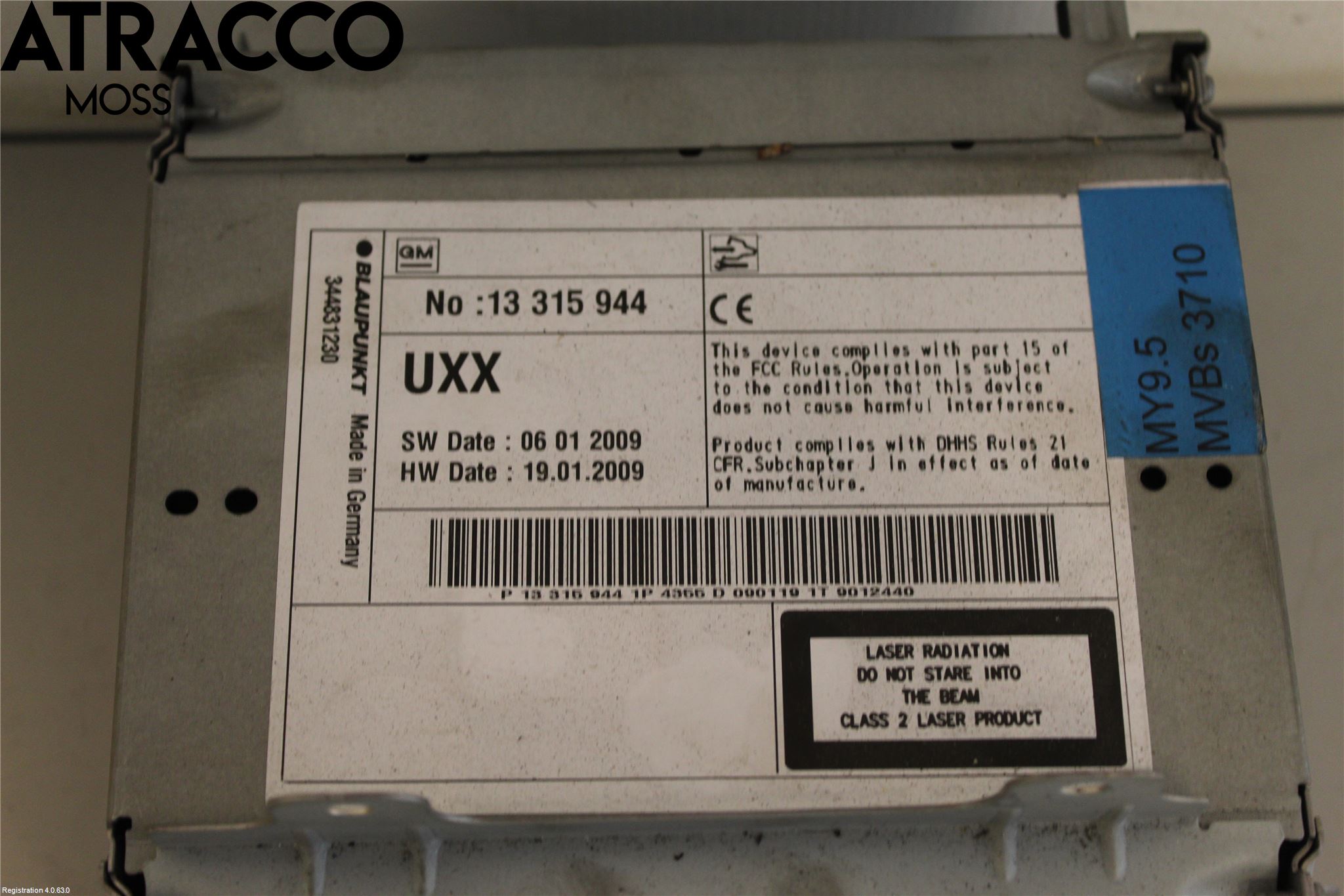 Opel INSIGNIA 09-16 Stereo Radio Med Cd