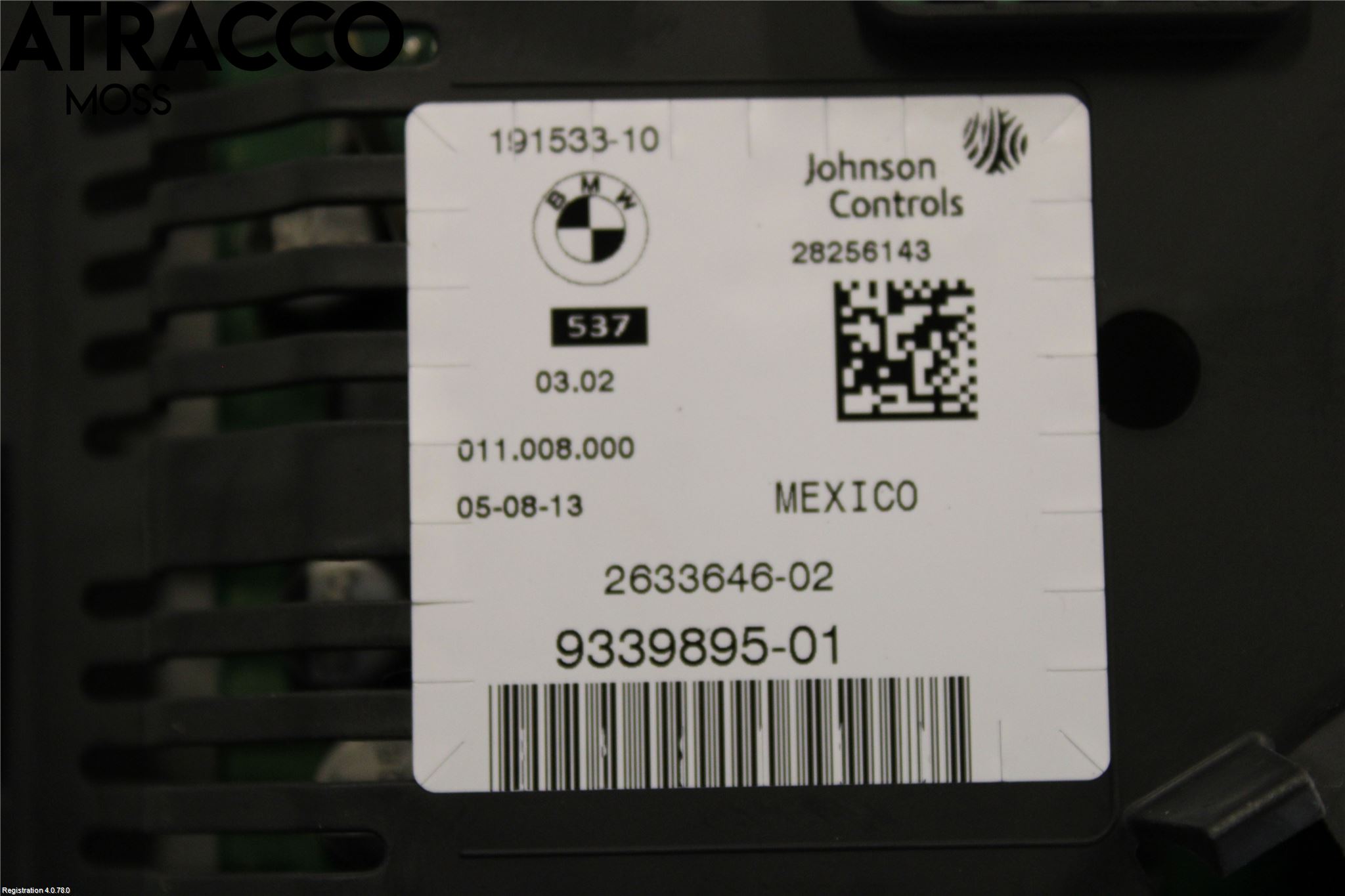 BMW X3 F25 10-17 Instr Kombinert