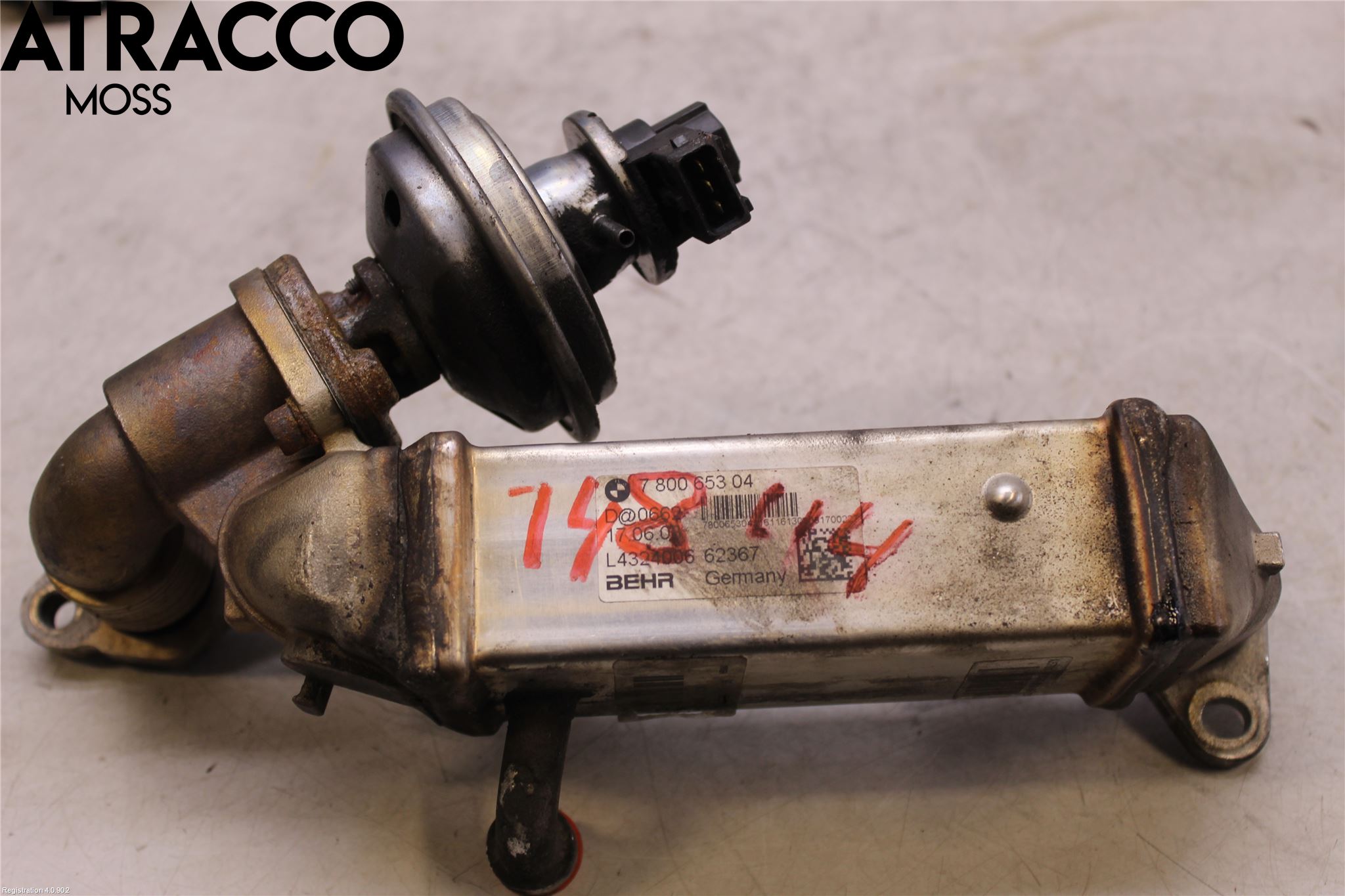 BMW 5 E60/61 Sed/Tou 02-10 Eksos Kjøler