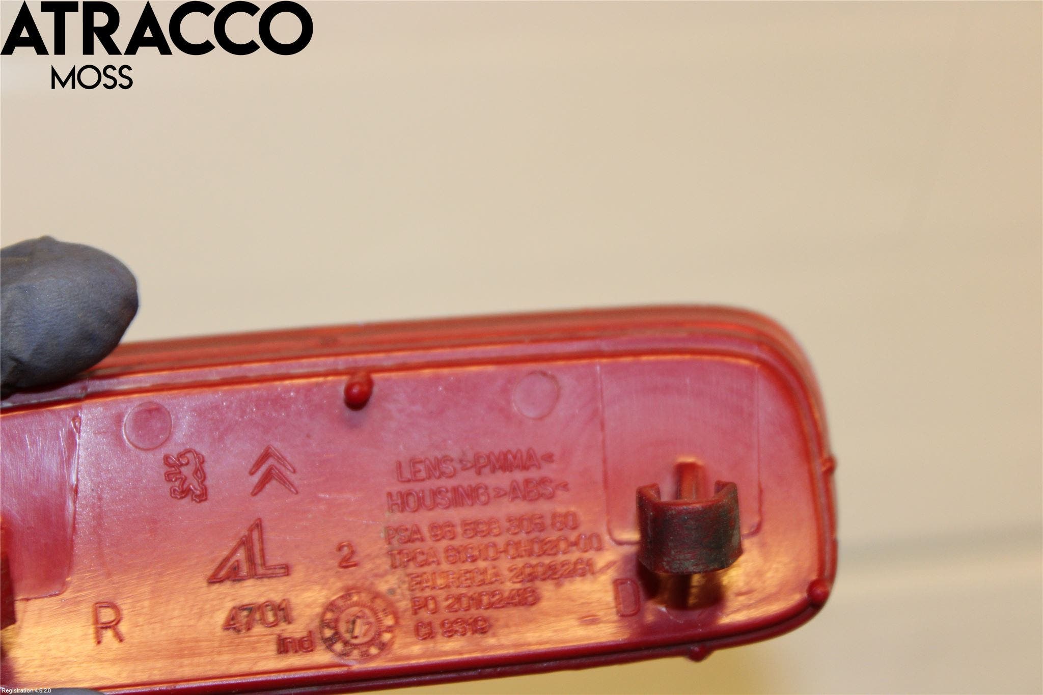 Citroen JUMPY/E-JUMPY 16- Refleks Bak