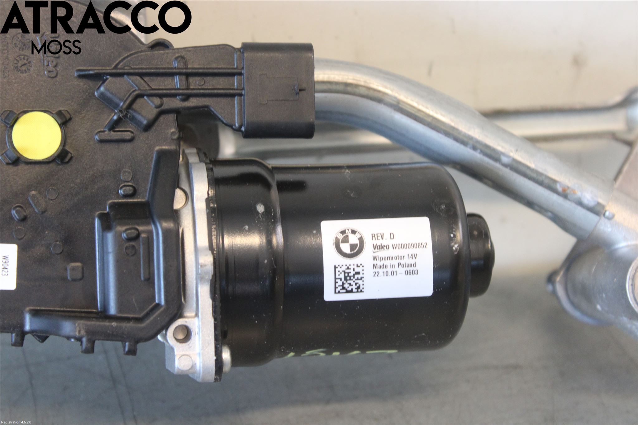 BMW 4/i4 G26 GRAN COUPÉ 21- Viskermotor Frontrute