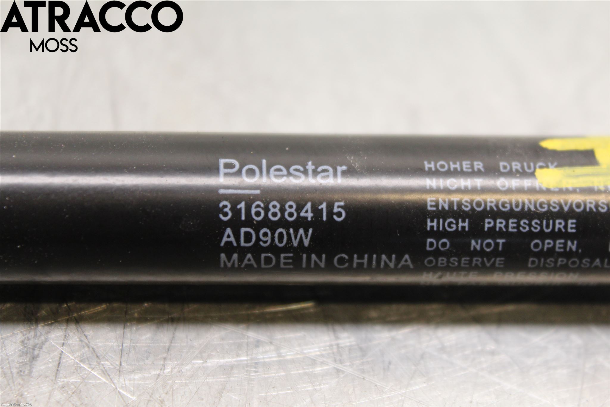 Polestar 2 20- Panser Demper-Gassfjær