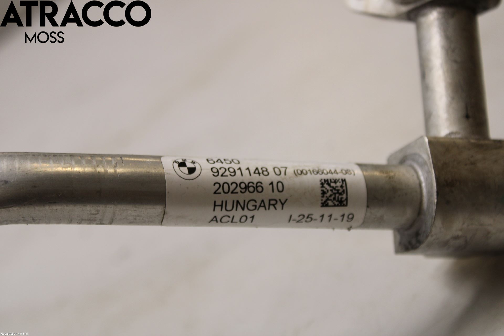 BMW i3 I01 13-22 Varme Ac Slange - Rør