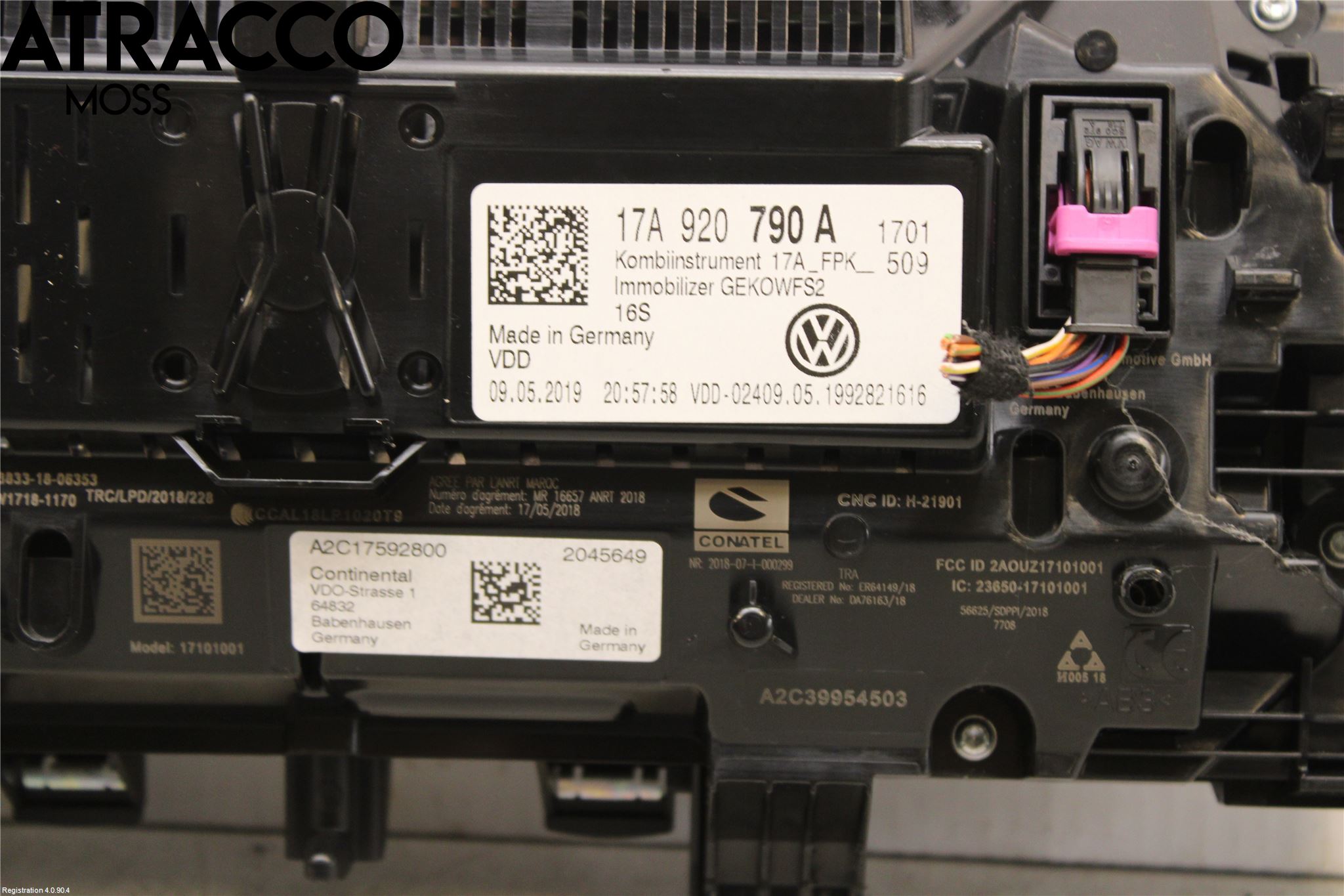 Volkswagen VW T-ROC 18- Instr Kombinert