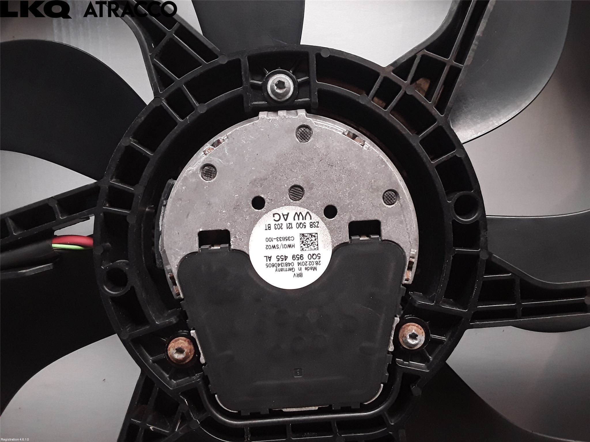 Volkswagen VW GOLF / E-GOLF VII 13-20 Kjølevifte Elektrisk