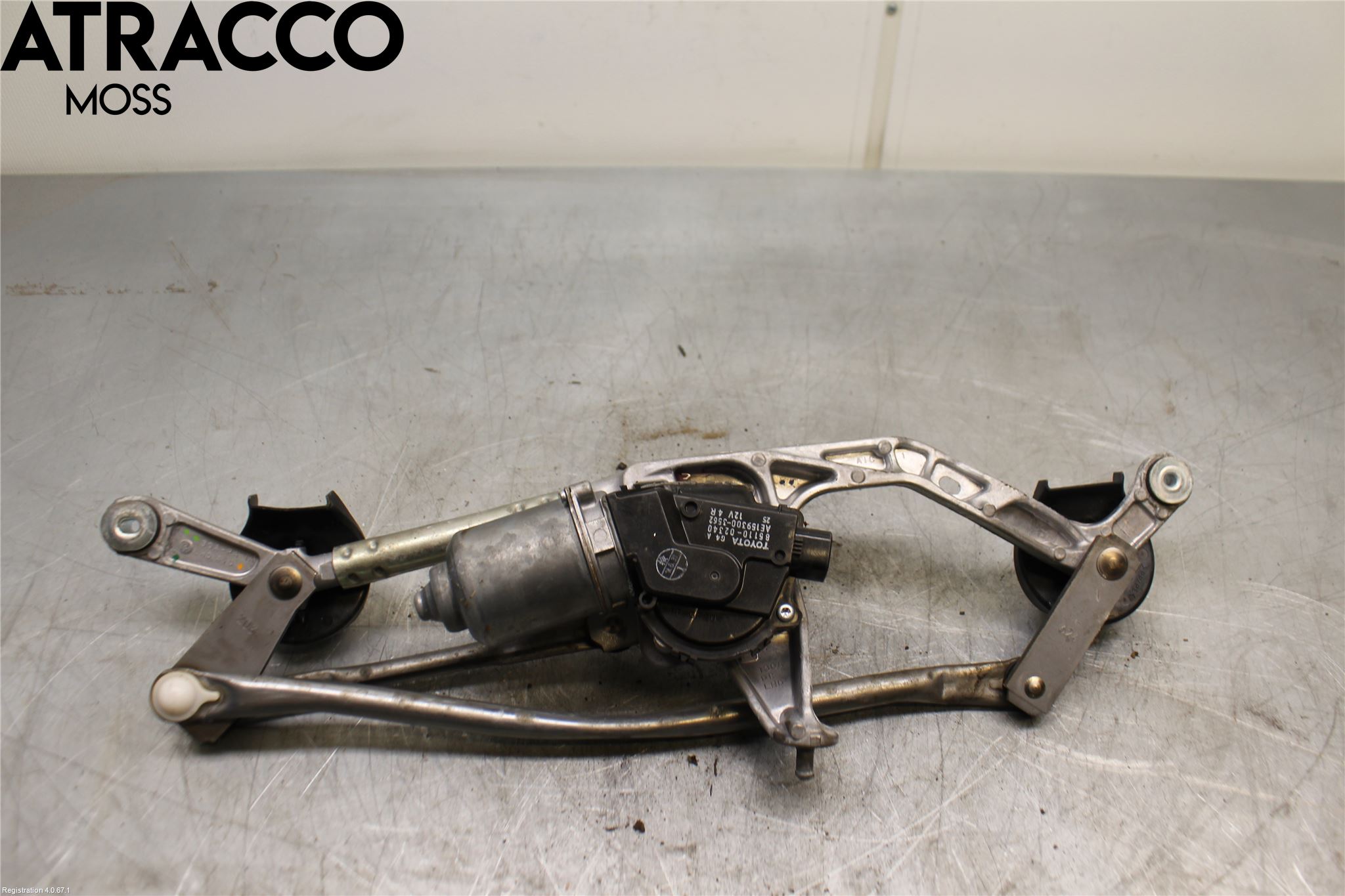 Toyota AURIS 13-19 Viskermotor Frontrute