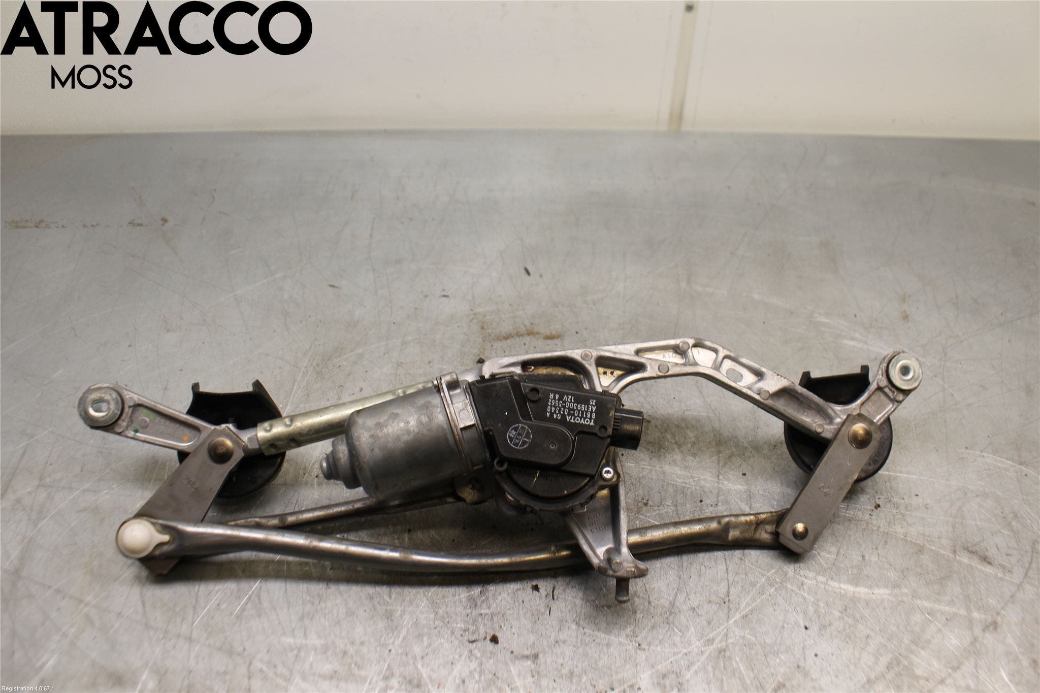 Toyota AURIS 13-19 Viskermotor Frontrute