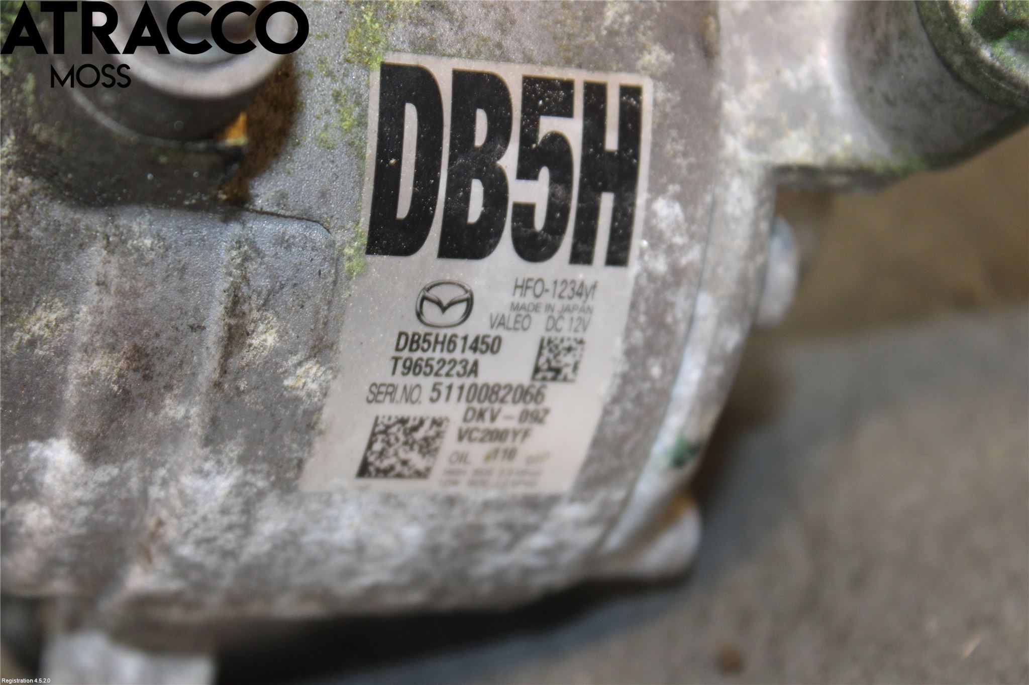 Mazda CX-3 Varme Ac Kompressor