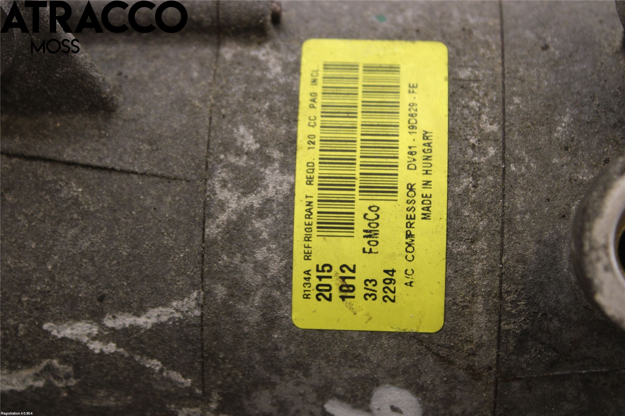 Ford FOCUS 15-18 Varme Ac Kompressor