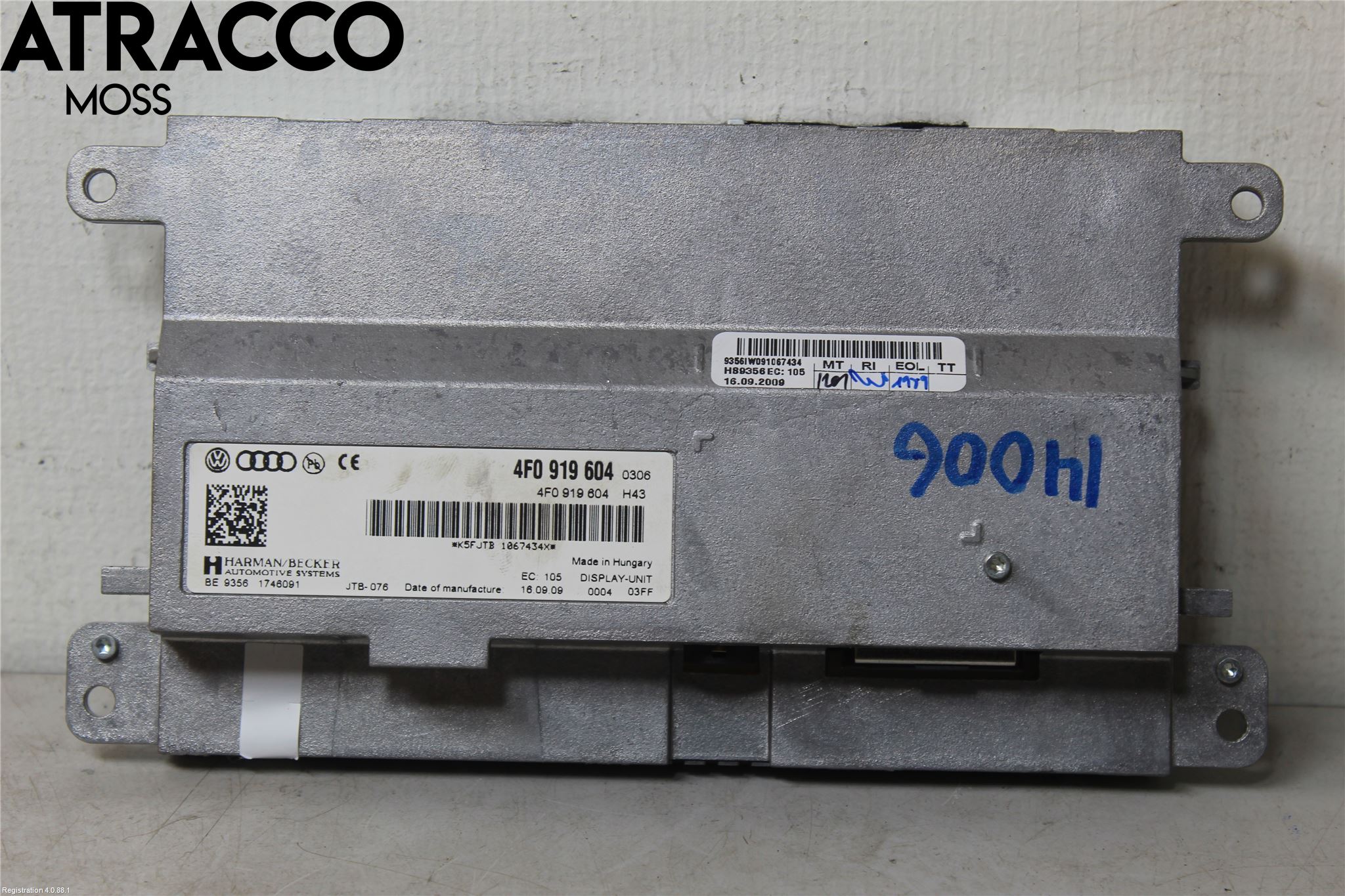 Audi A4/S4 08-11 Multifunktionsdisplay