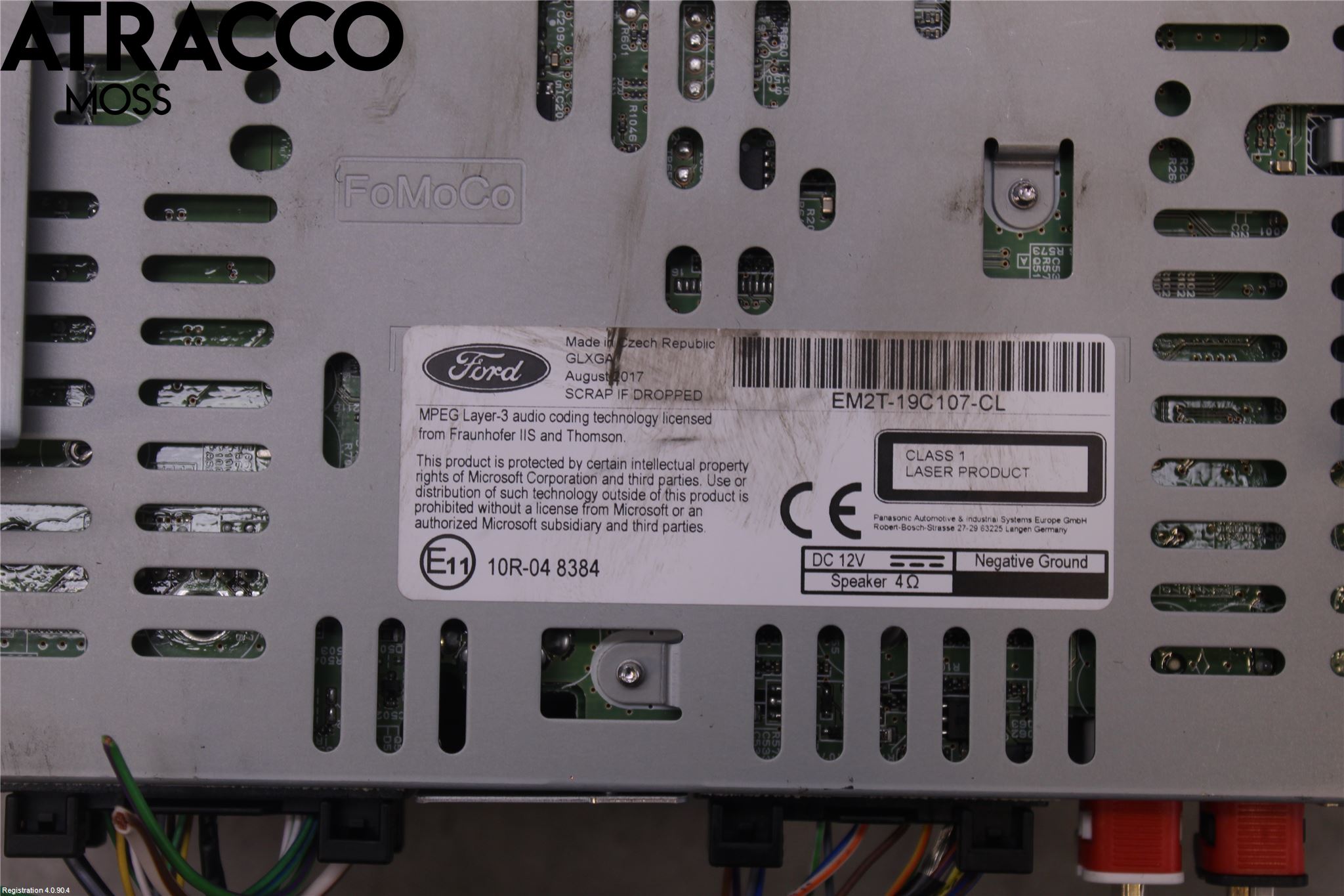 Ford S-MAX 15- Stereo Radio Med Cd