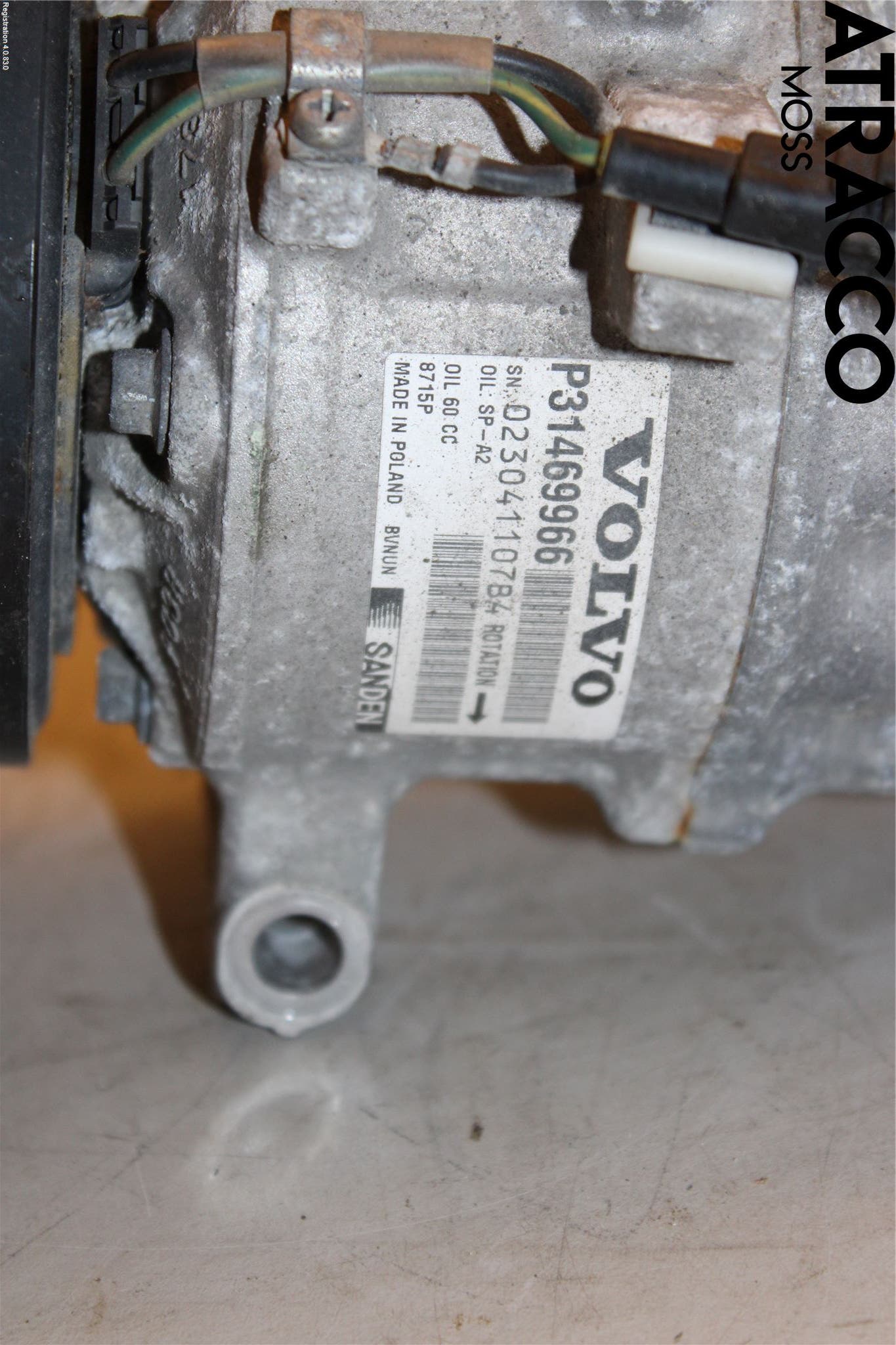 Volvo V40 CROSS COUNTRY 13-19 Varme Ac Kompressor