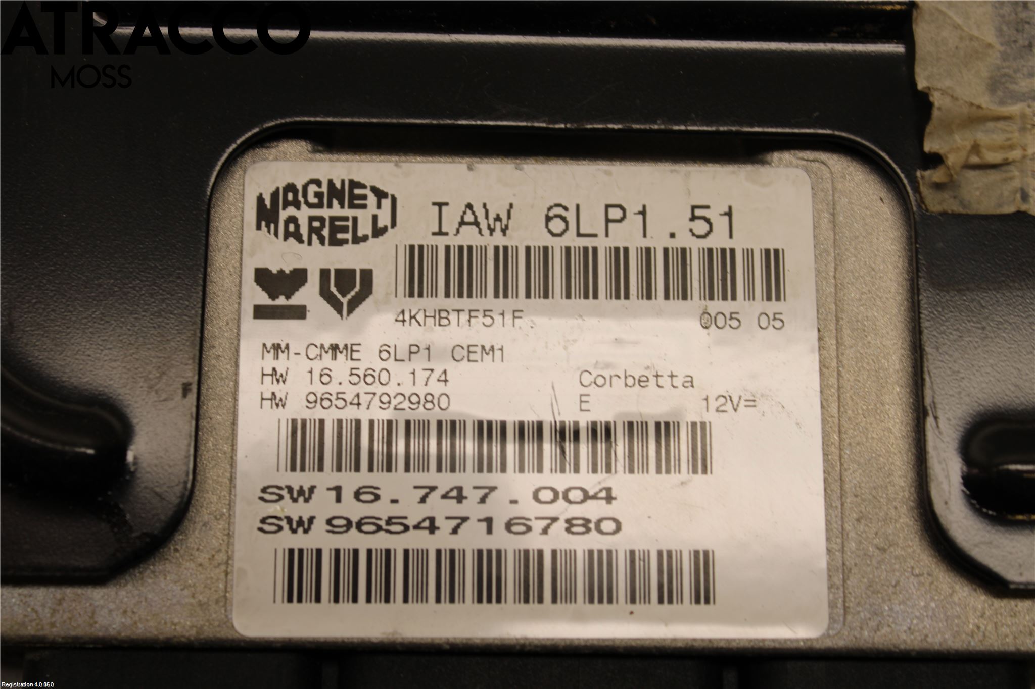 Peugeot 307     01-05 Styreenhet Innsprøytning