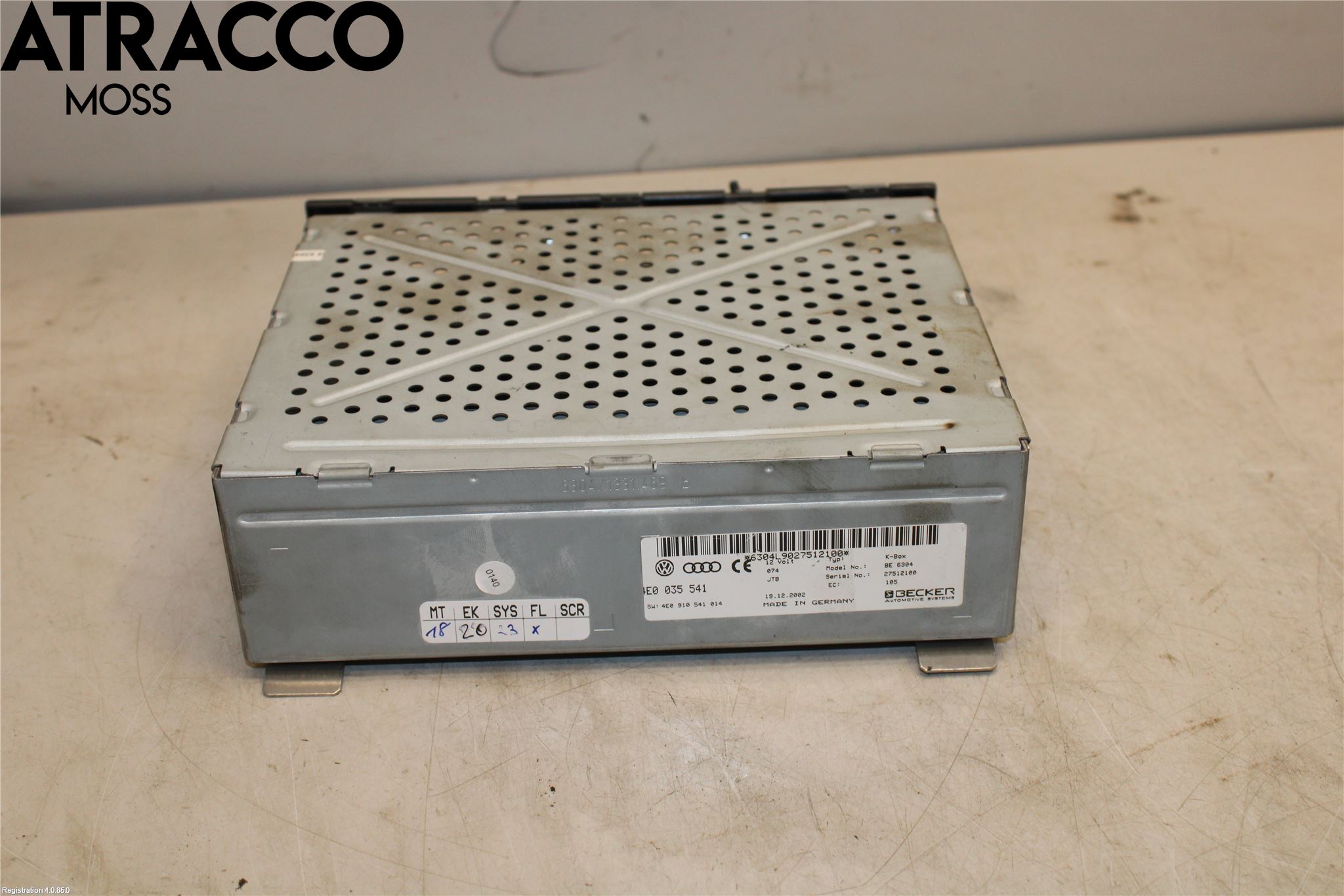 Audi A8/S8 4D 94-02 Stereo Radio Øvrig