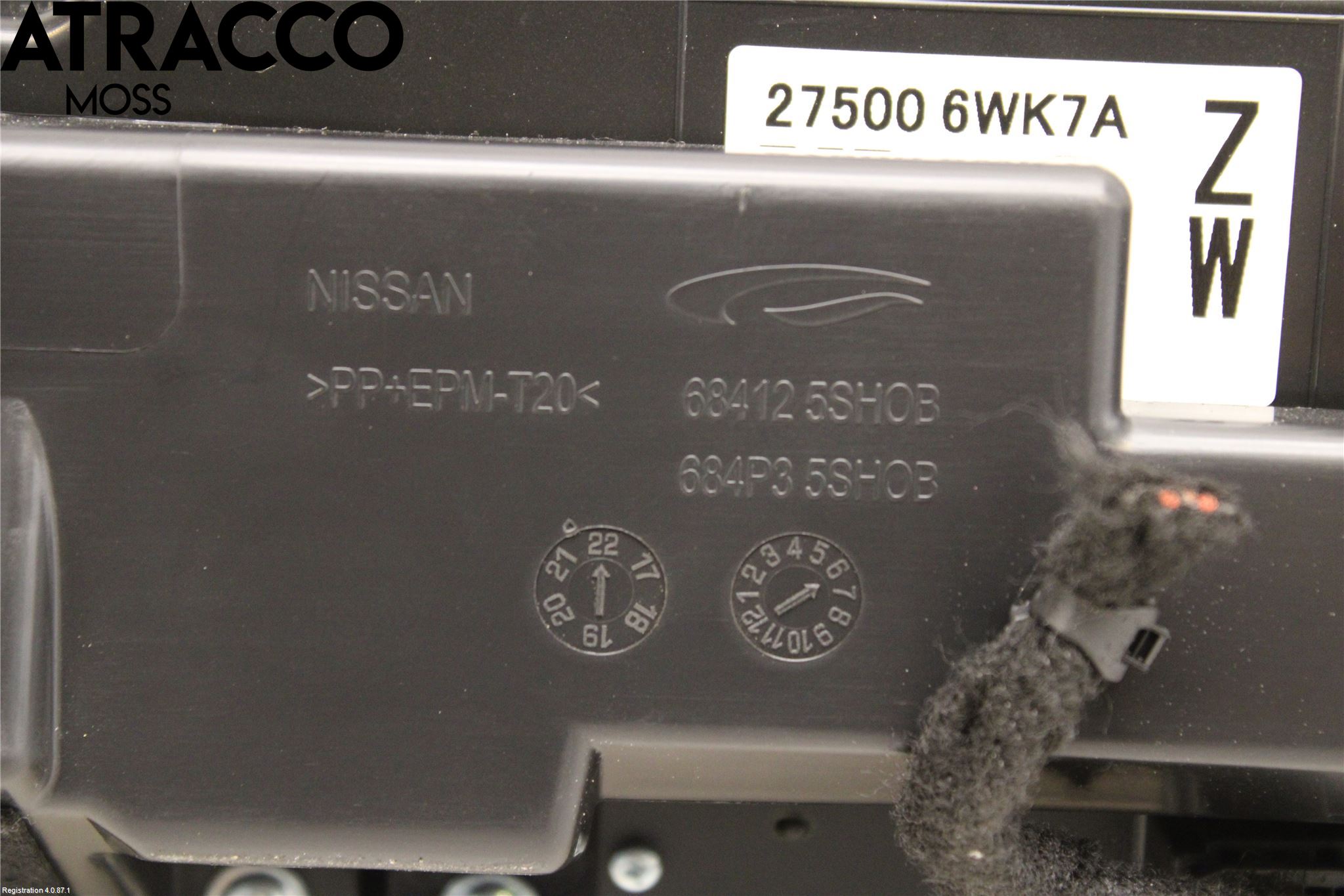 Nissan LEAF 18- Varme Ac Betjening-Display