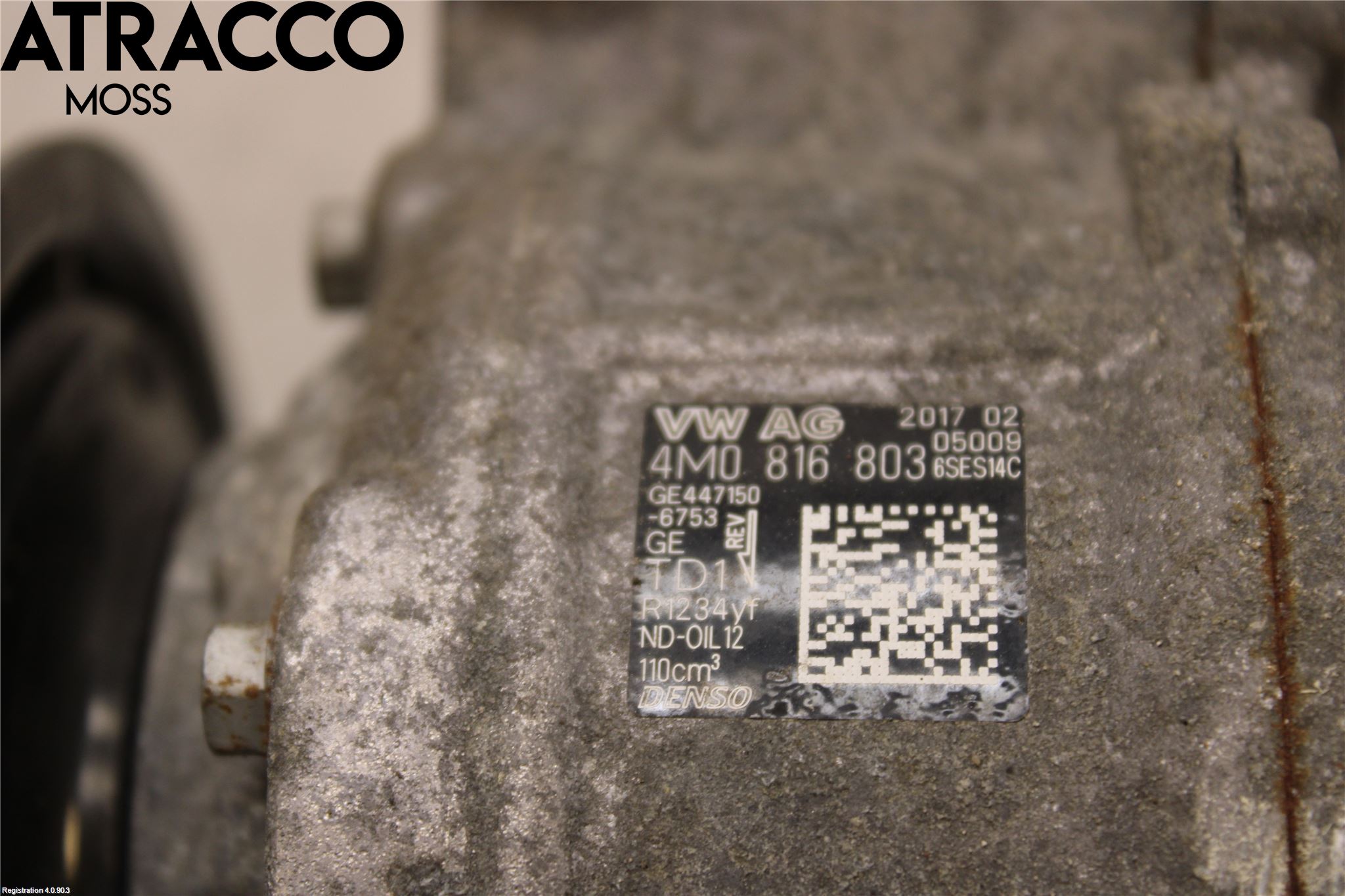 Audi A4 12-15 Varme Ac Kompressor