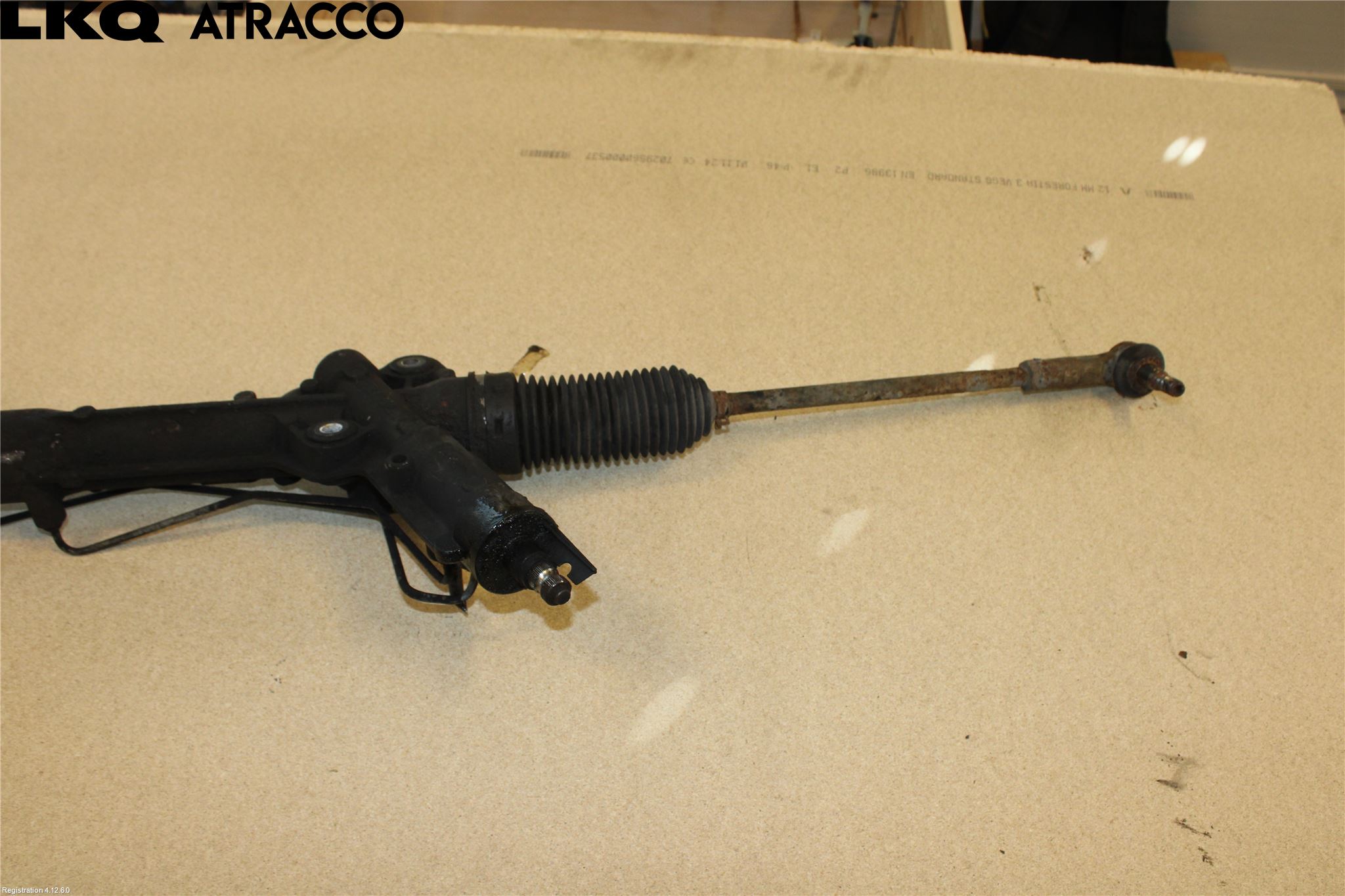 Volkswagen VW CRAFTER 06-16 Servo Snekke - Tannstang