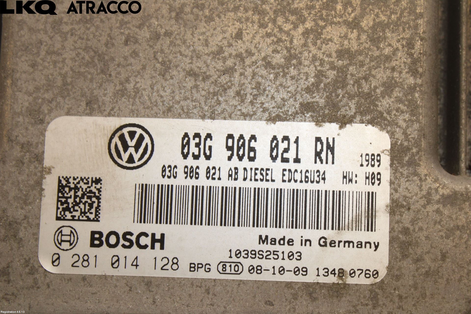 Volkswagen VW TOURAN 03-10 Styreenhet Innsprøytning