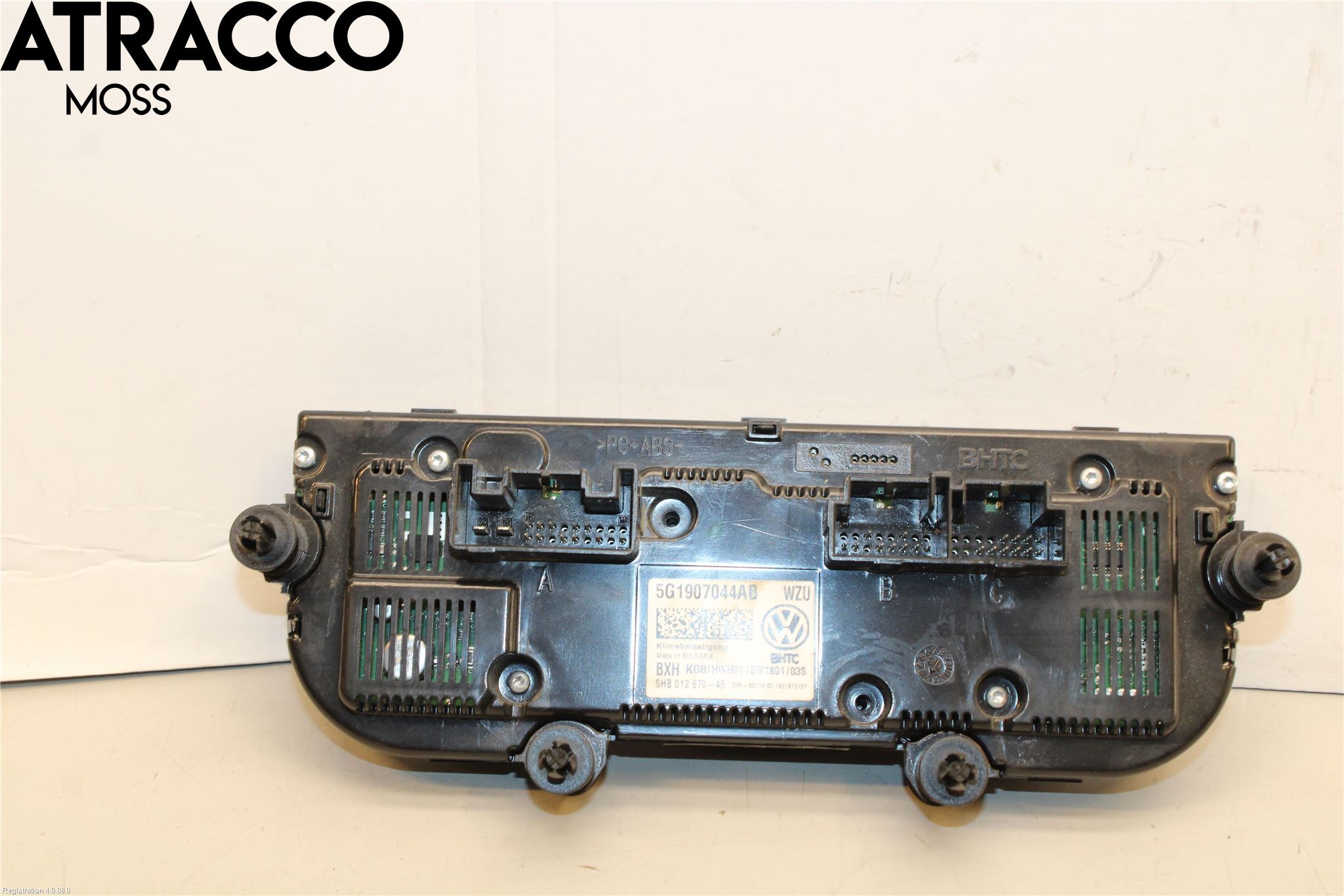 Volkswagen VW GOLF / E-GOLF VII 13-20 Varme Ac Betjening-Display