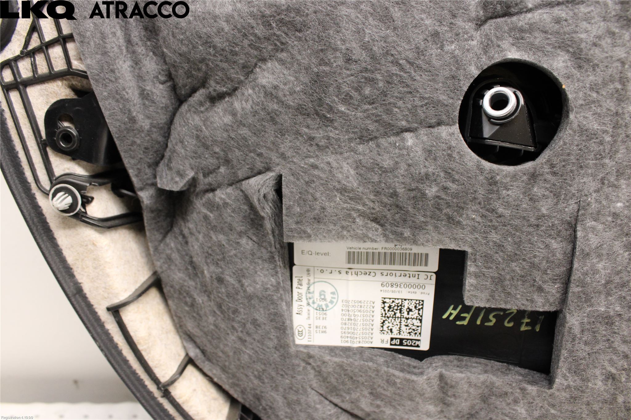 Mercedes-Benz MB C-KLASS (W205) 14-21 Dørtrekk Innlegg Høyre