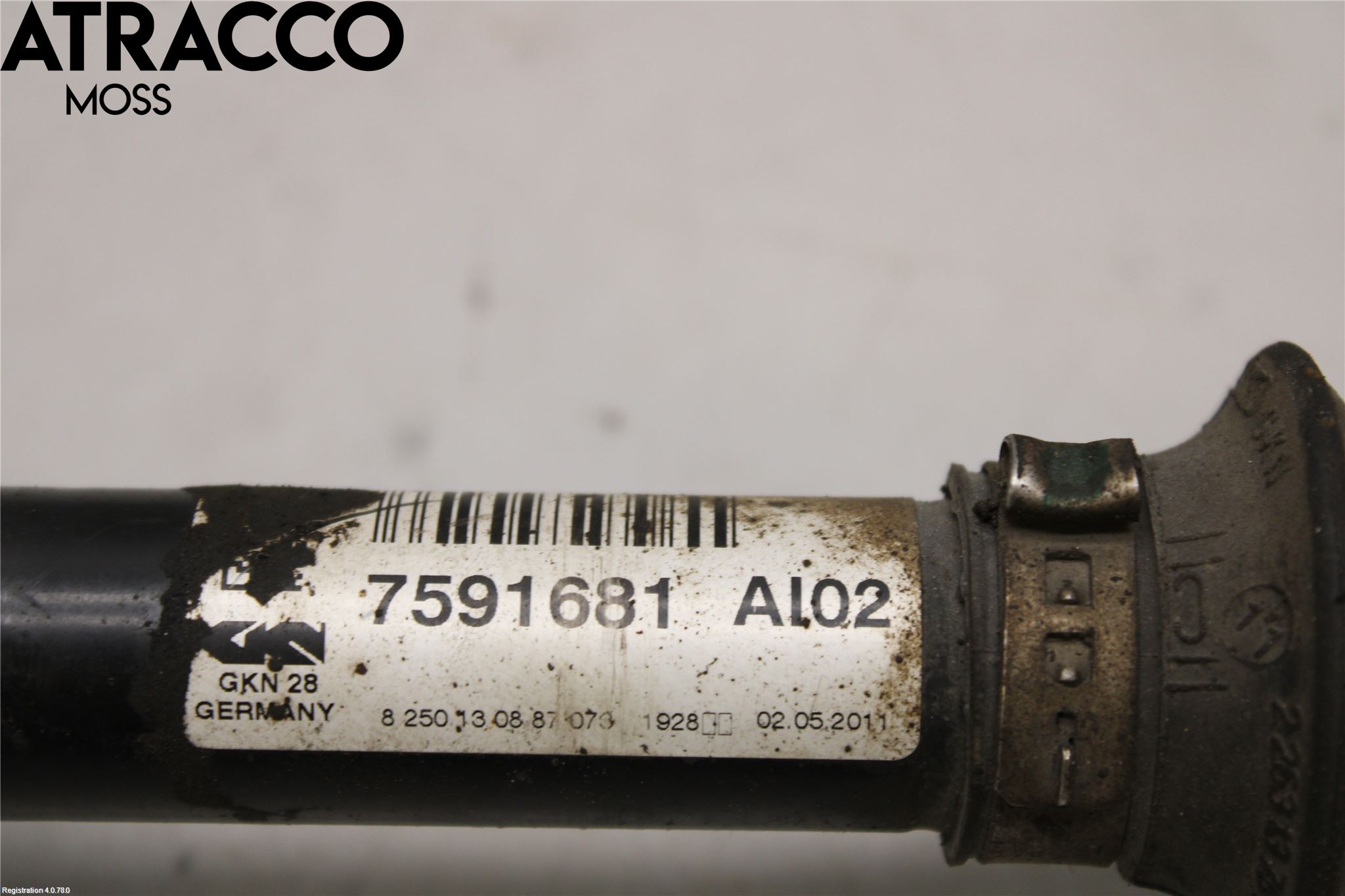 BMW X1 E84 10-15 Drivaksel Foran Kompl Venstre