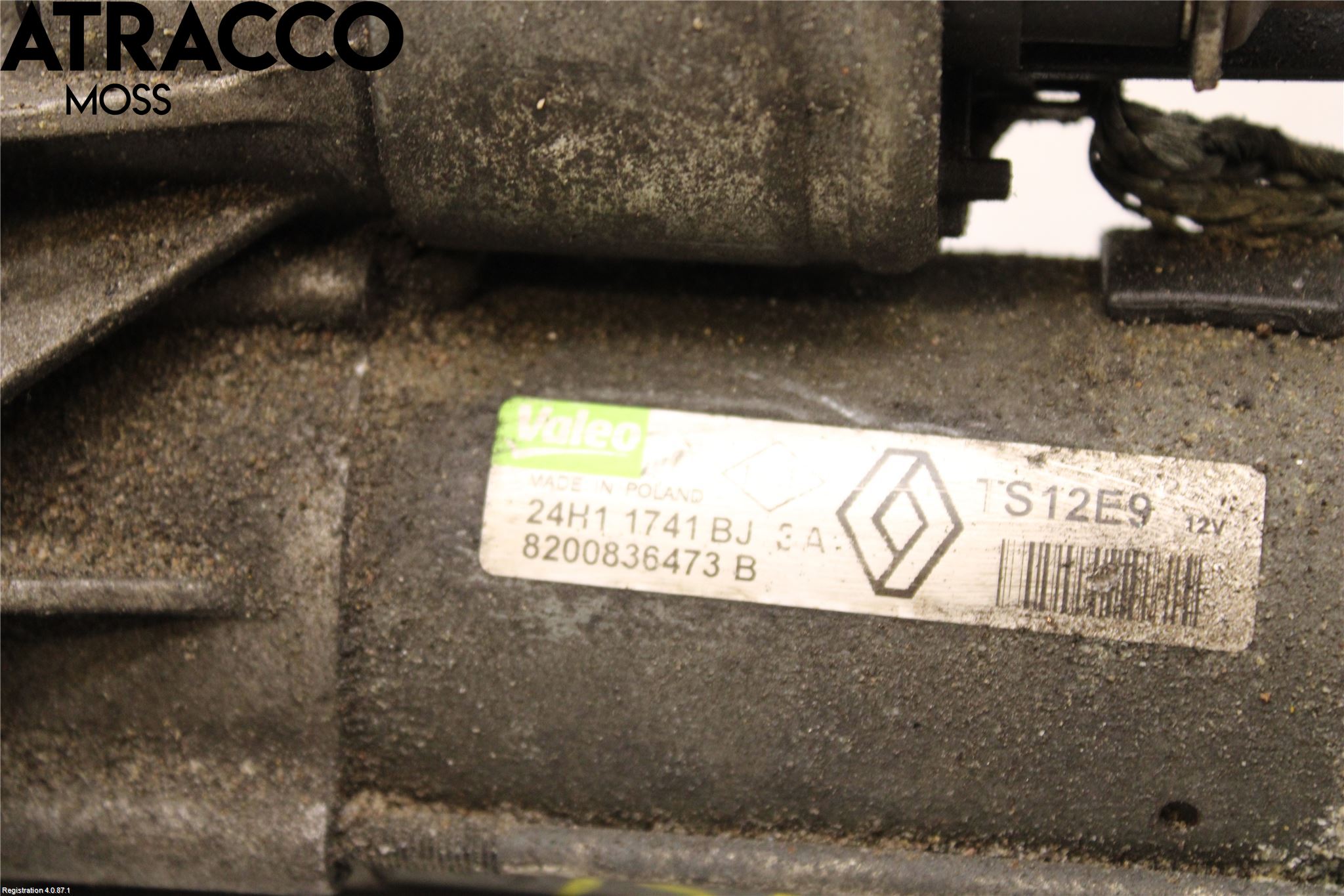 Renault MEGANE III 09-15 Startmotor Diesel