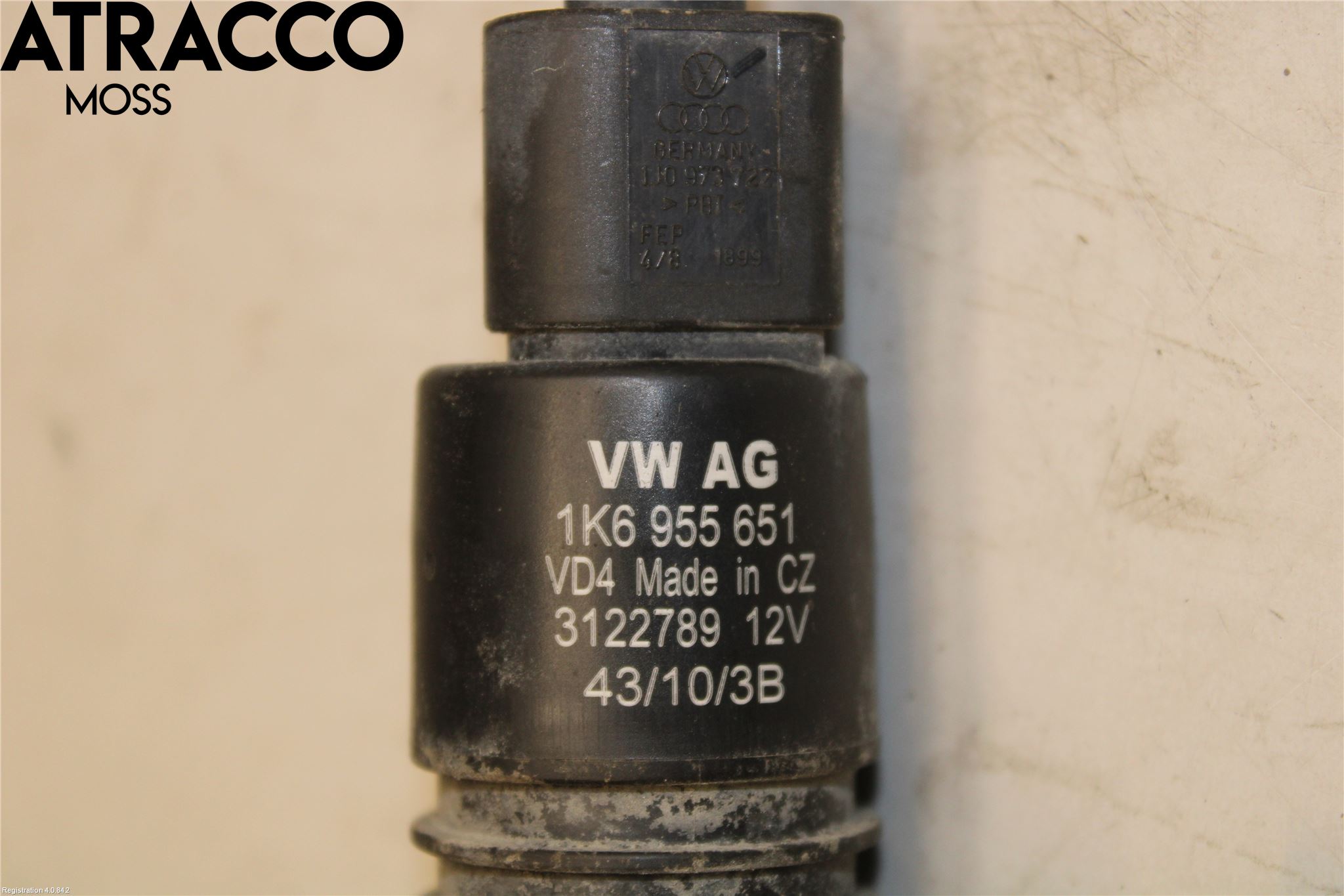 Skoda OCTAVIA (1Z) 05-13 Spylerpumpe Bakluke