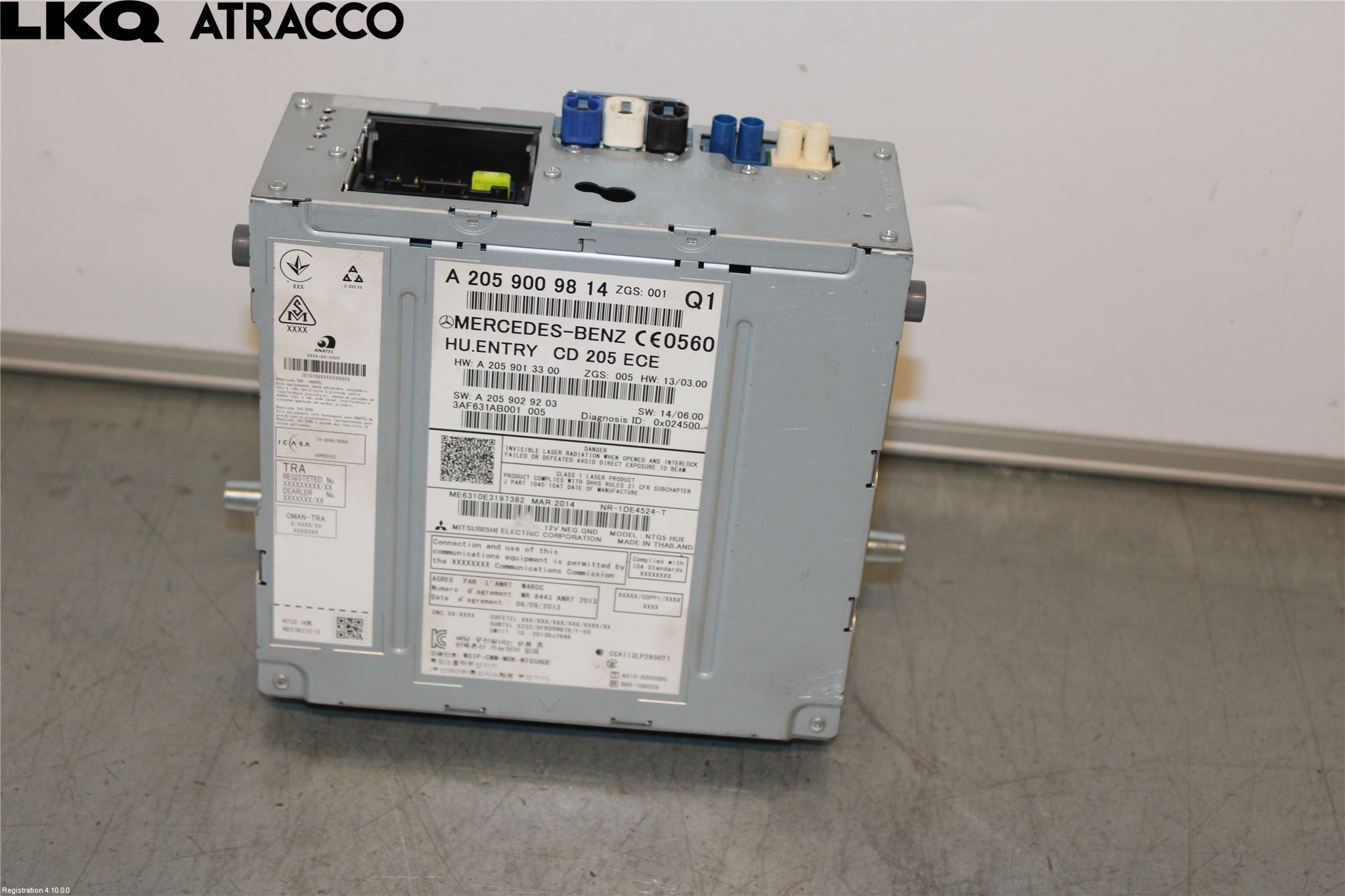 Mercedes-Benz MB C-KLASS (W205) 14-21 Stereo Radio