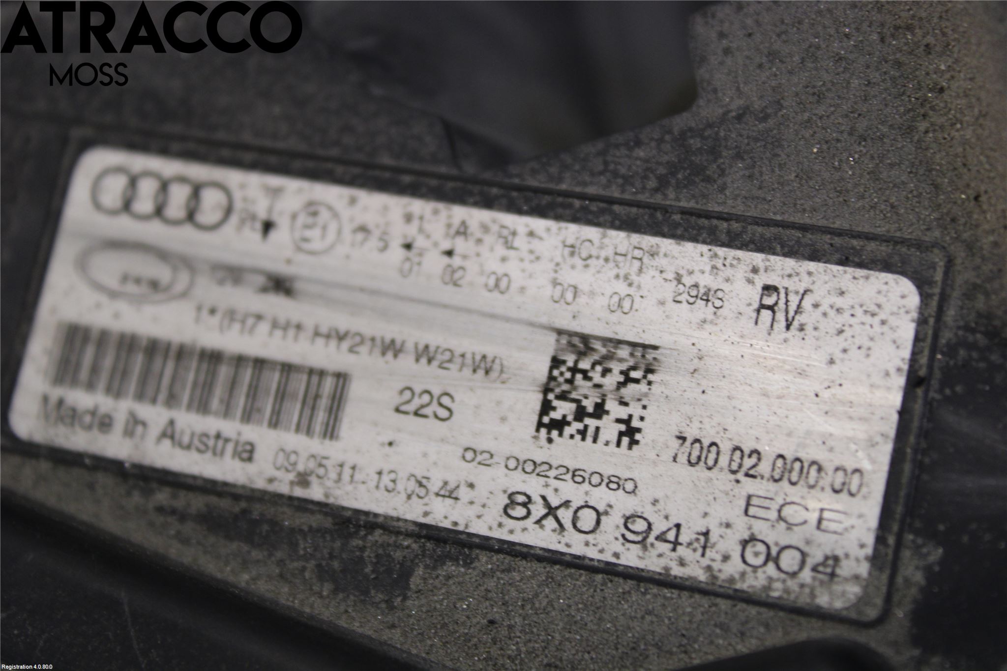 Audi A1/S1 11-18 Frontlykt Høyre