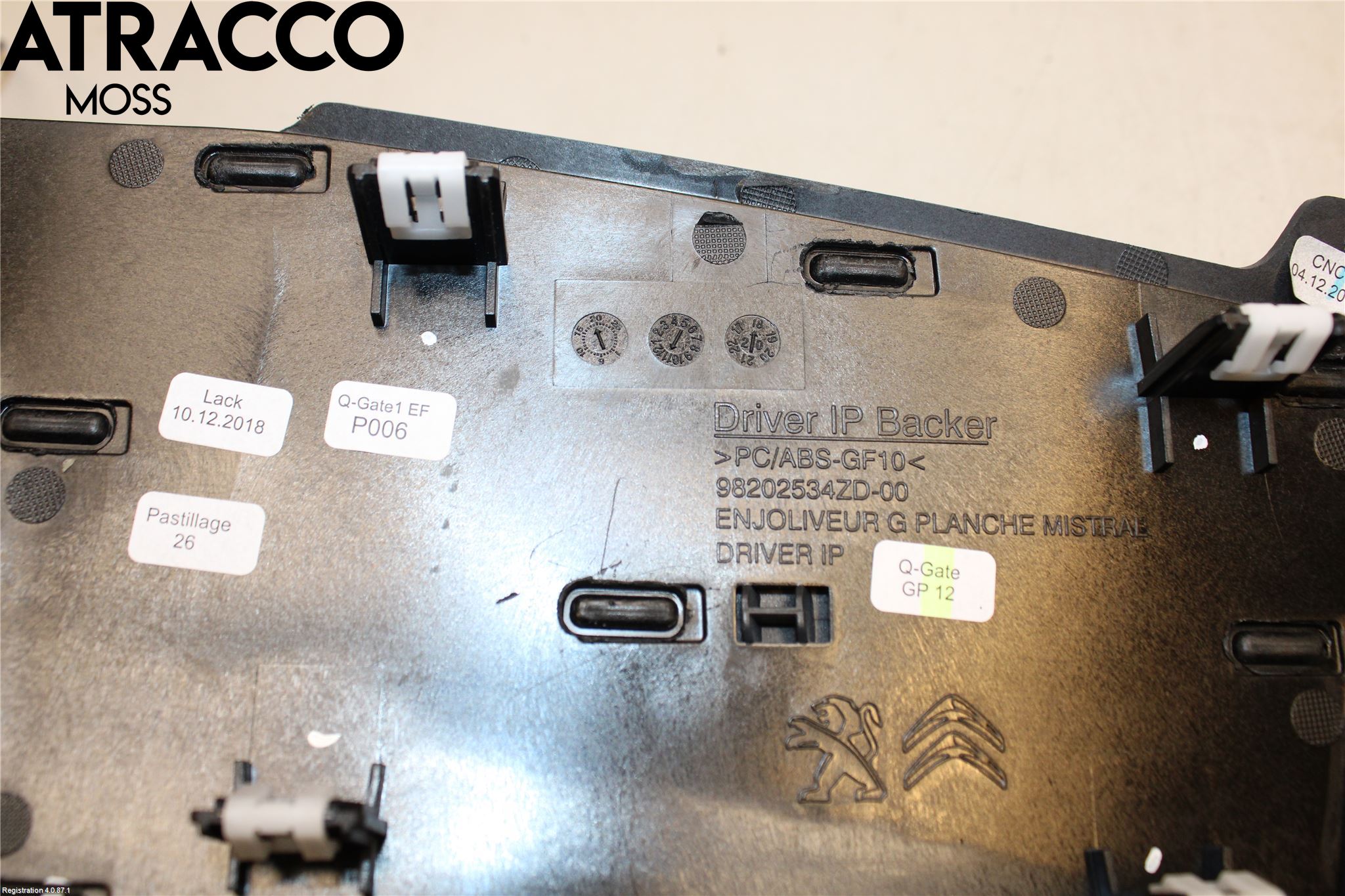 Peugeot 508 19- Innr Dashbord Sparkeplate