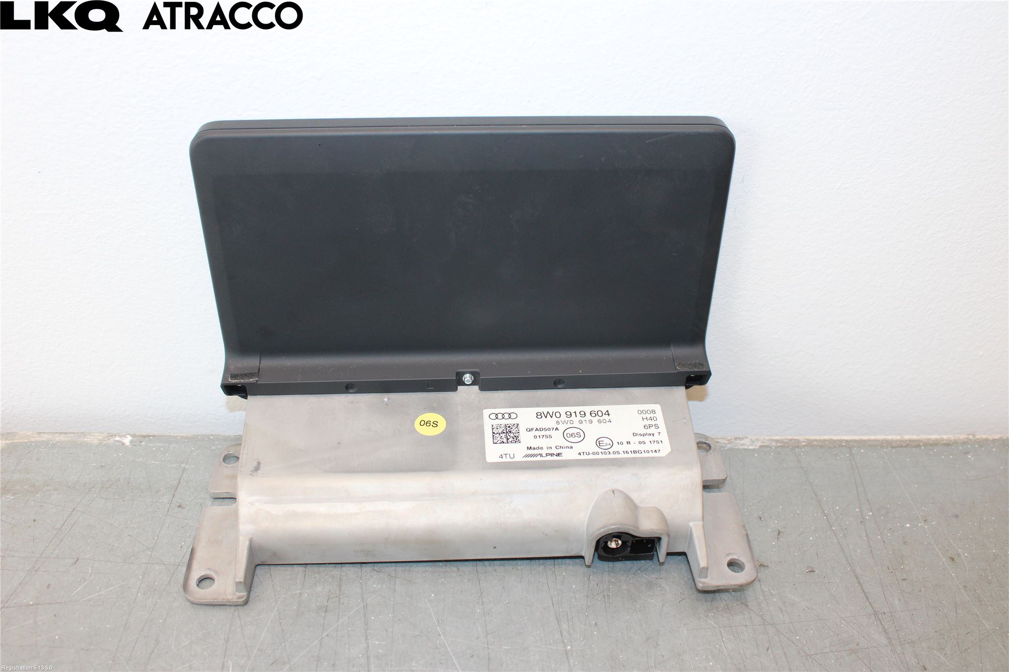 Audi A4/S4 B9 16-19 Multifunktionsdisplay