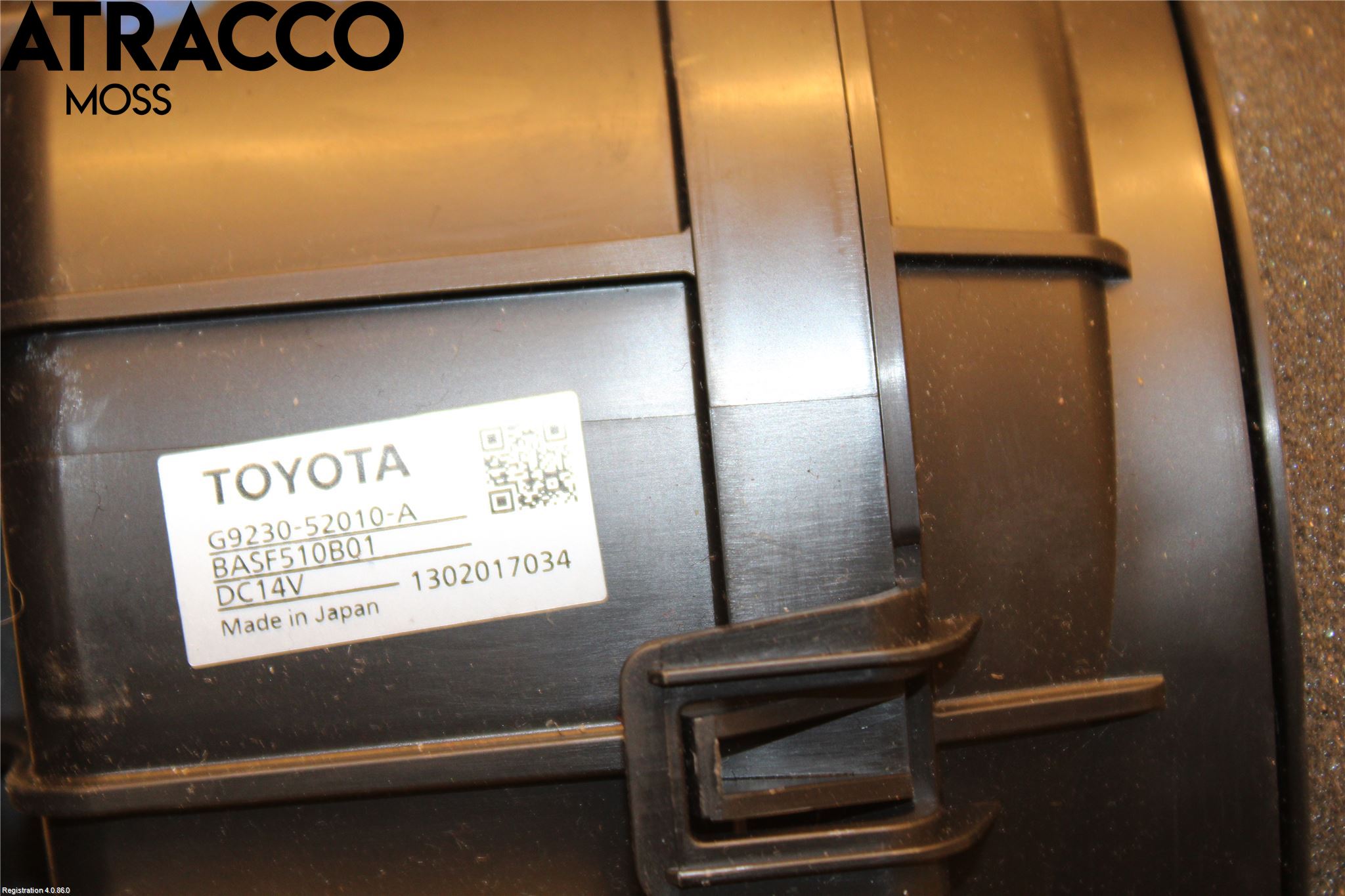 Toyota YARIS XP130 12-14 Varmeapparat Viftemotor