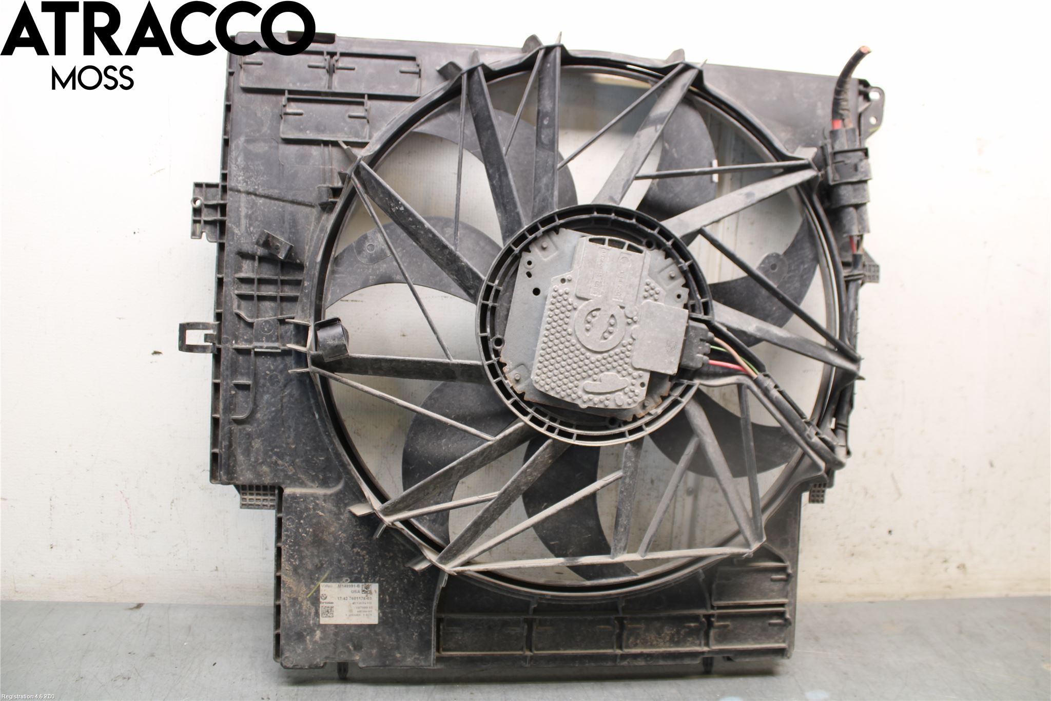 BMW X3 F25 10-17 Kjølevifte Elektrisk