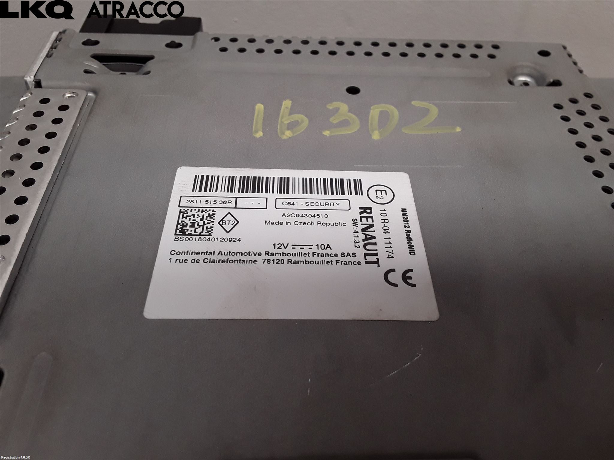 Renault CAPTUR 13-19 Stereo Radio