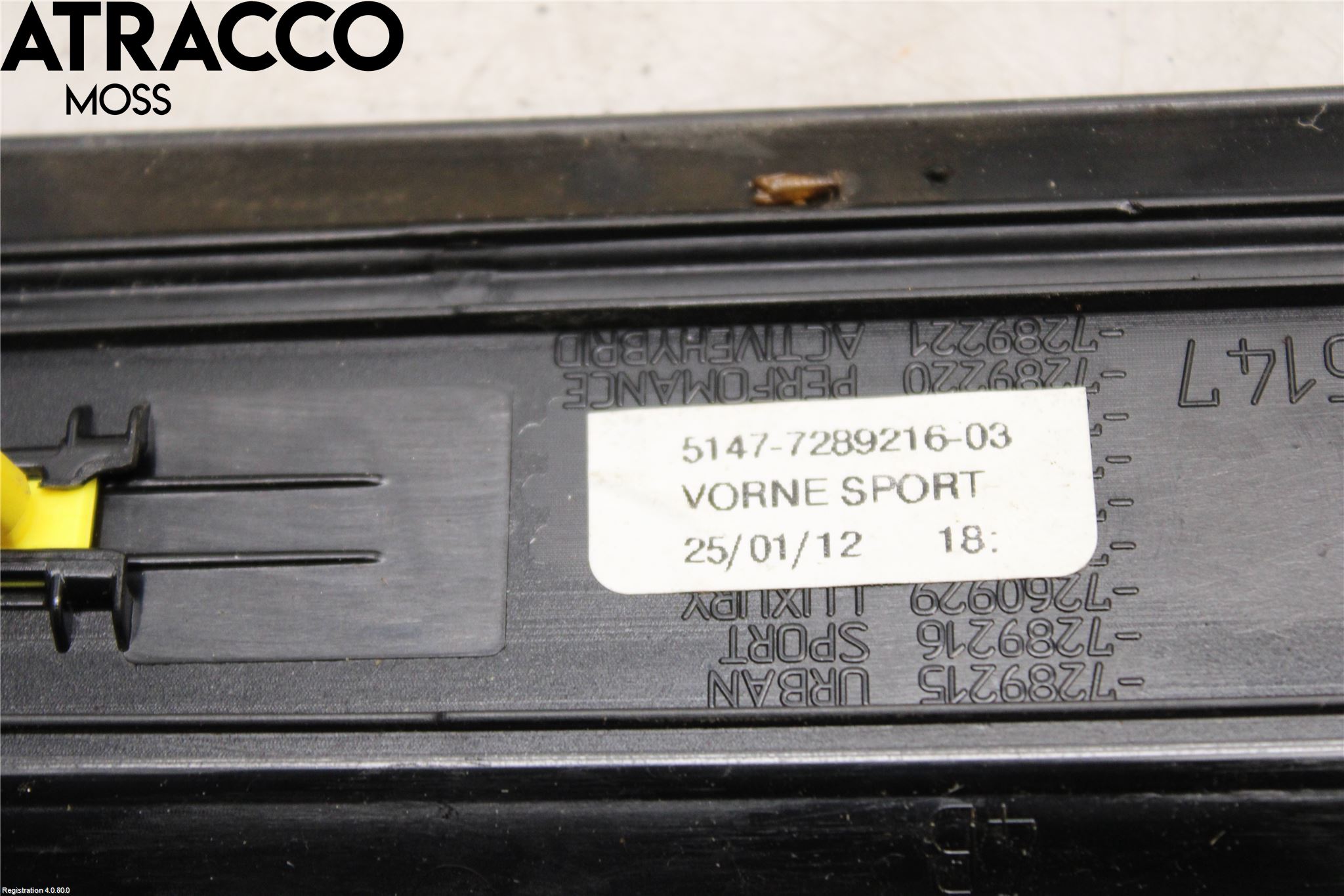 BMW 1 F20/F21 11-19 Innr Terskel Innstigning