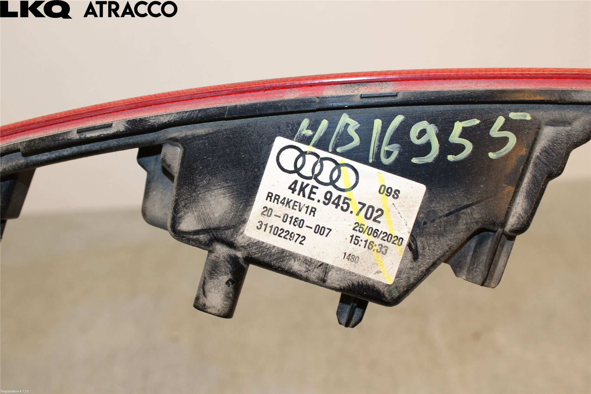 Audi E-TRON, S GE 19- Baklykt Høyre Pæreholder