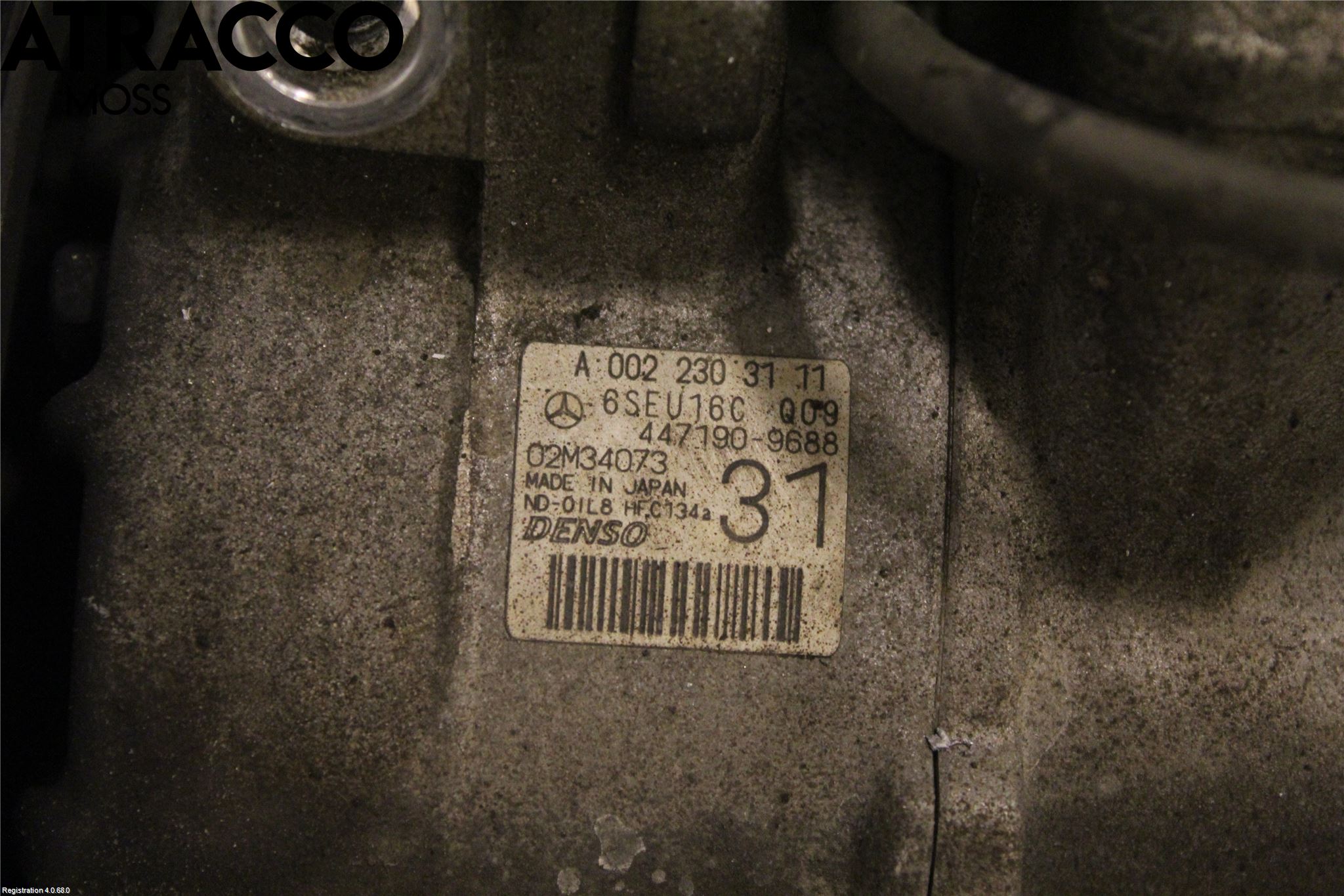 Mercedes-Benz MB E-KLASS (W212) 09-16 Varme Ac Kompressor