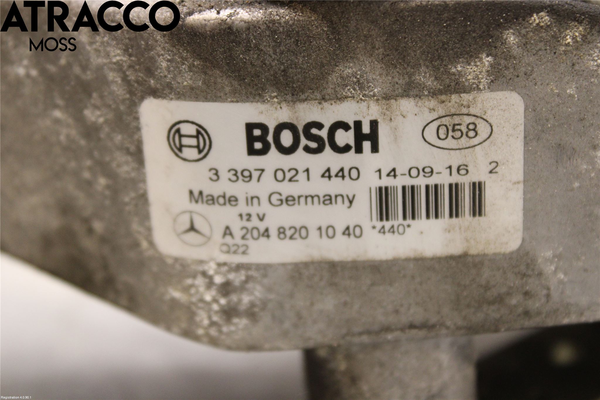 Mercedes-Benz MB C-KLASS (W204) 07-15 Viskermotor Frontrute