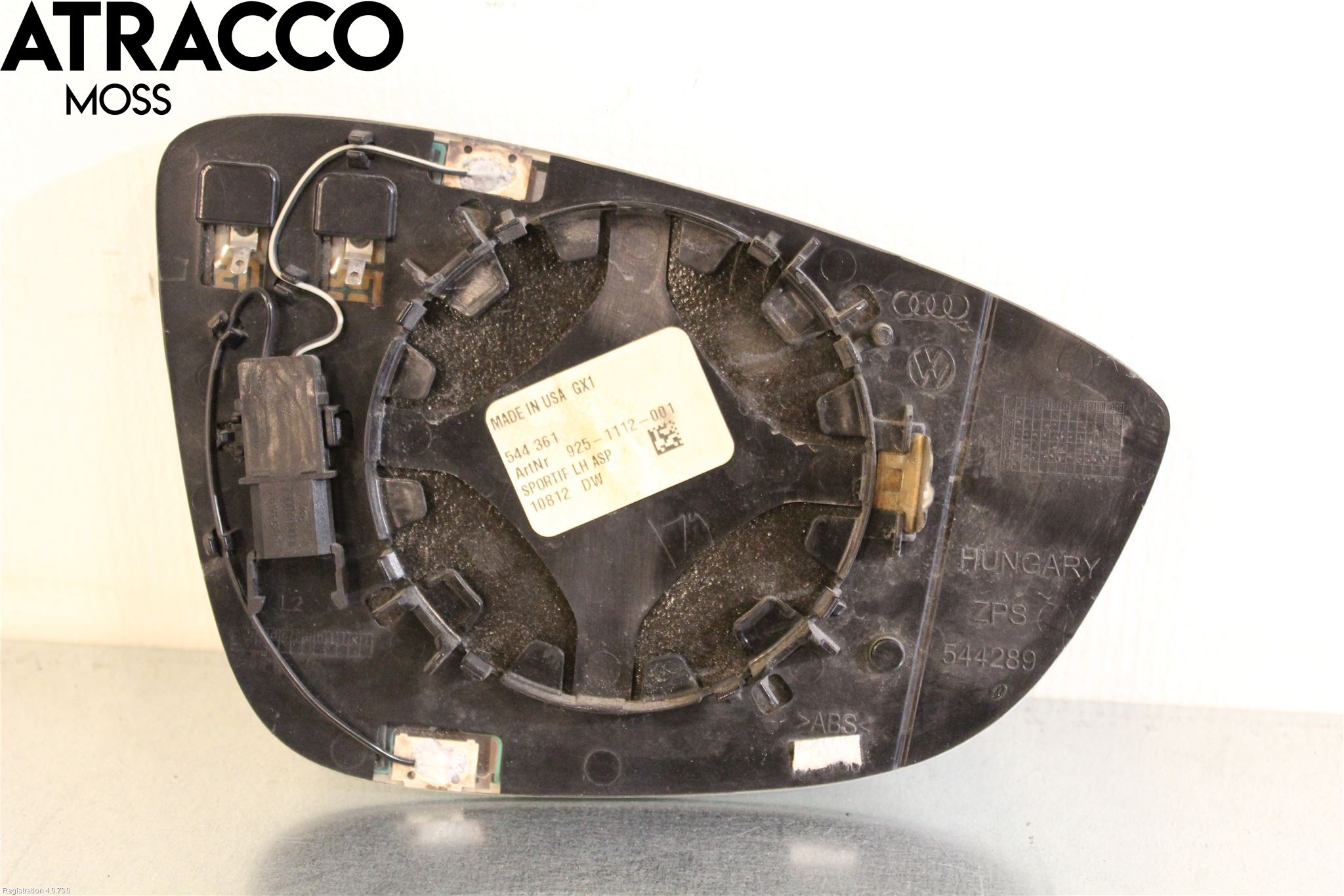 Volkswagen VW PASSAT 11-14 Speil Glass V