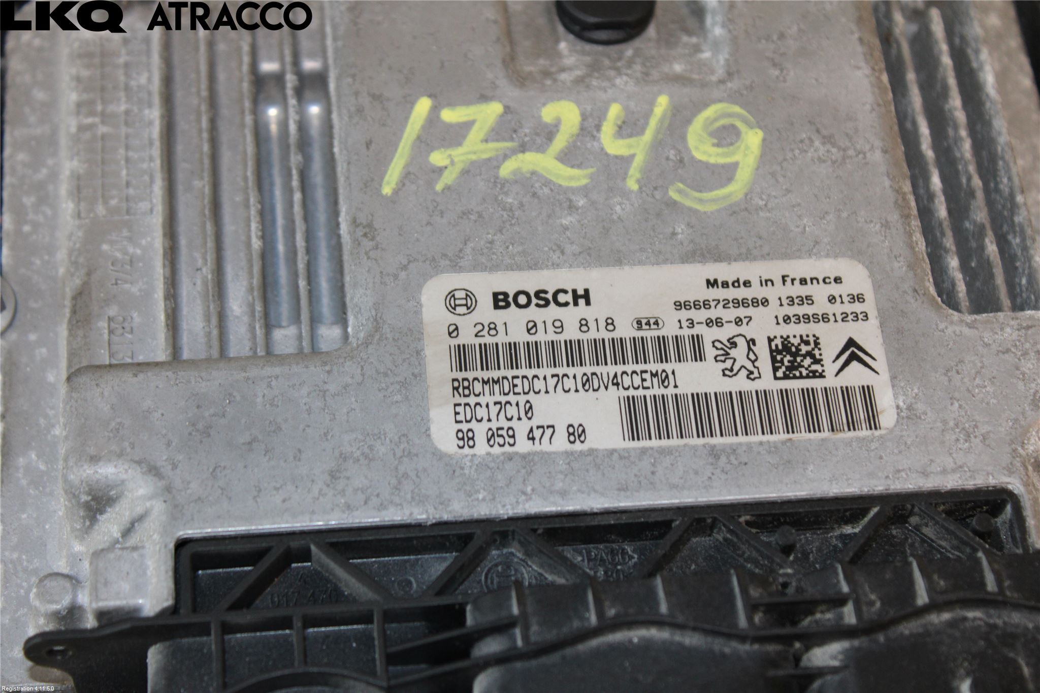 Peugeot 2008 13-20 Styreenhet Innsprøytning