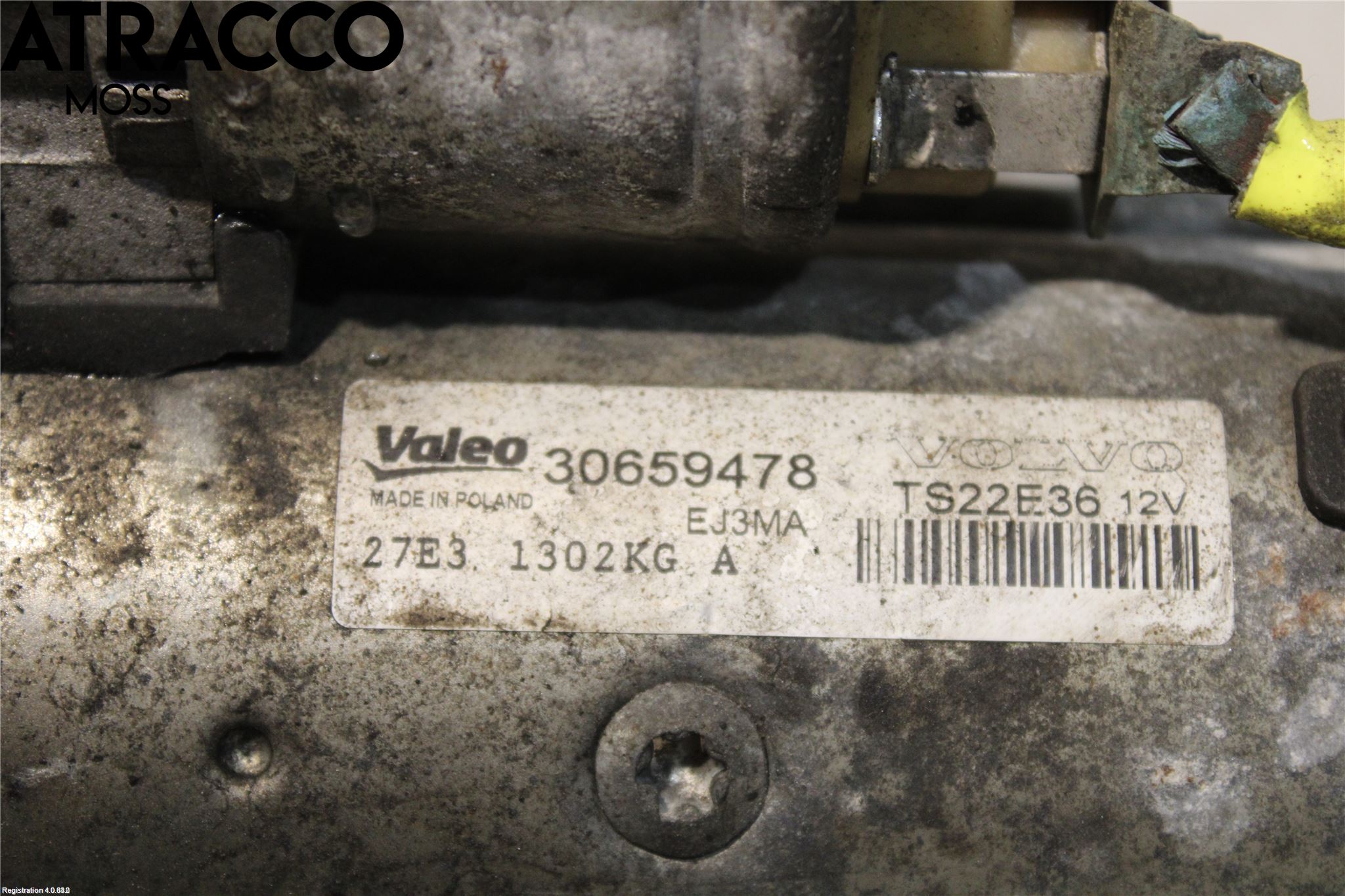 Volvo V70 14-16 Startmotor Diesel