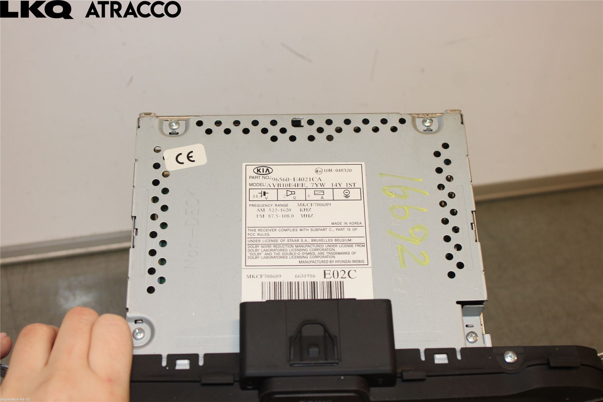 Kia SOUL 09- Stereo Radio Med Cd