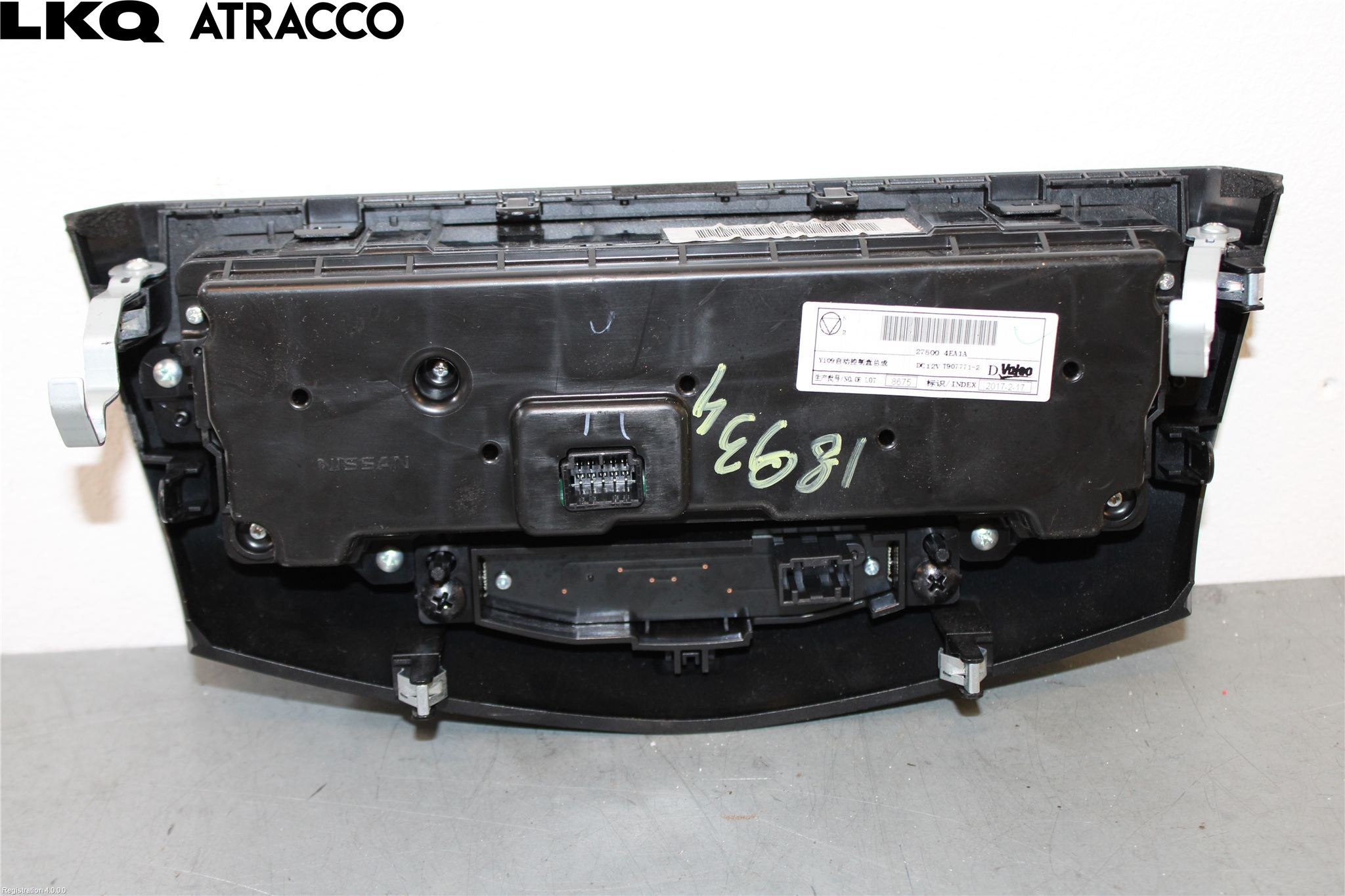 Nissan QASHQAI 14-17 Varme Ac Betjening-Display