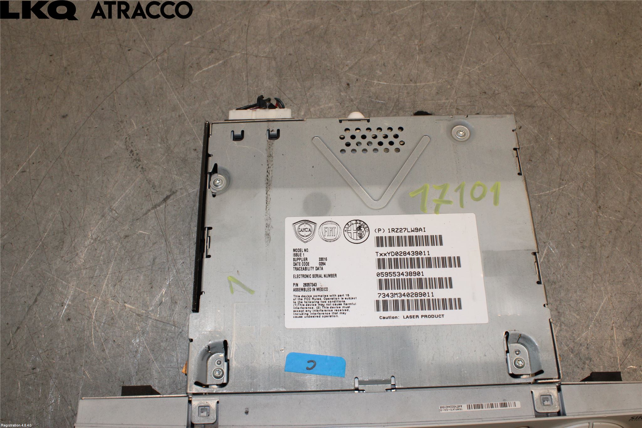 Fiat 500 07- Stereo Radio Med Cd