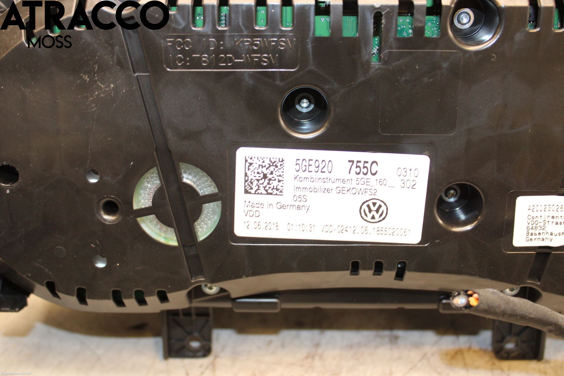 Volkswagen VW GOLF / E-GOLF VII 13-20 Instr Kombinert