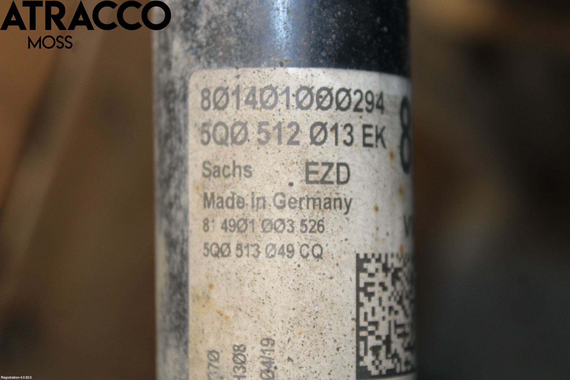 Volkswagen VW GOLF / E-GOLF VII 13-20 Støtdemper Bak