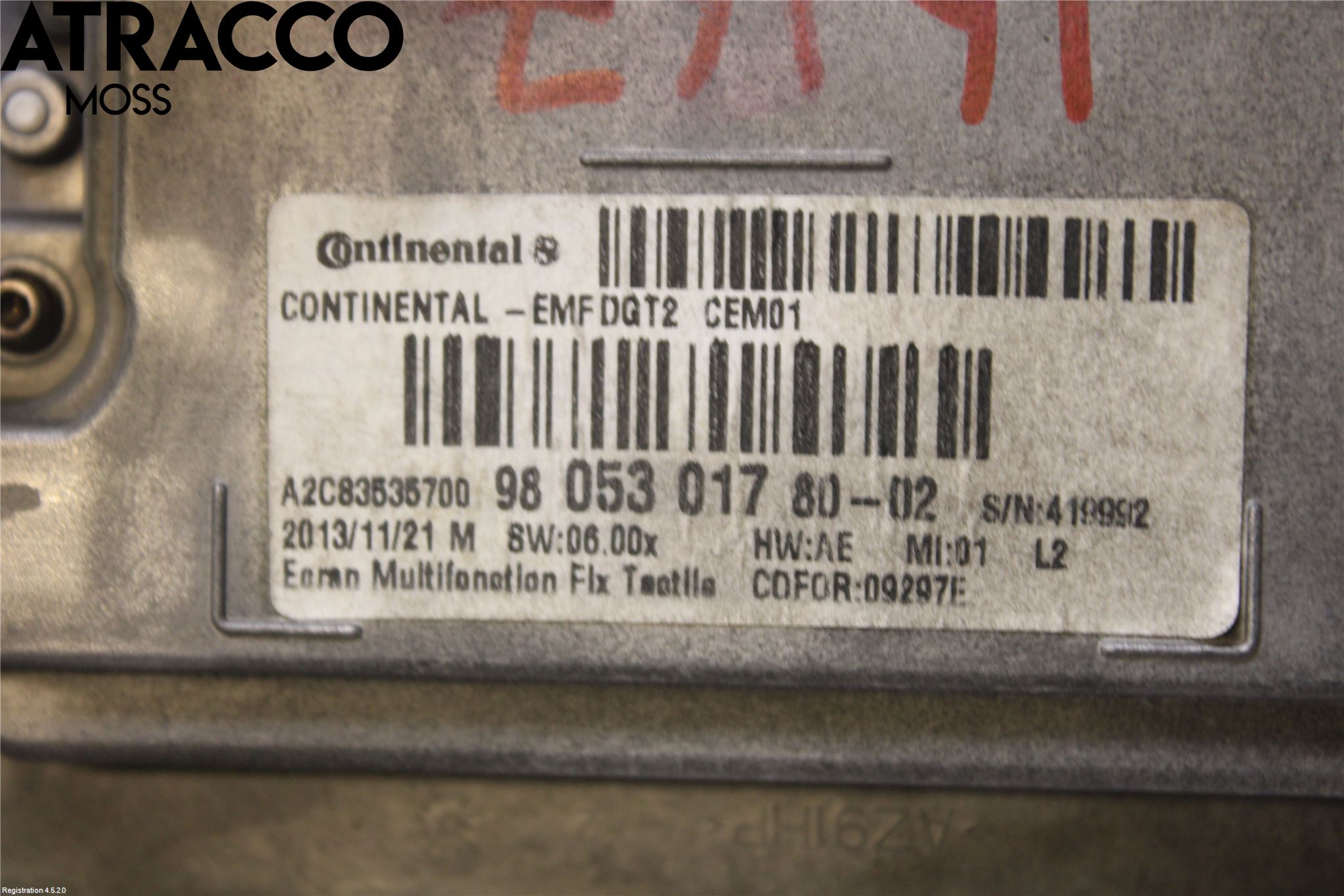 Peugeot 2008 13-20 Multifunktionsdisplay