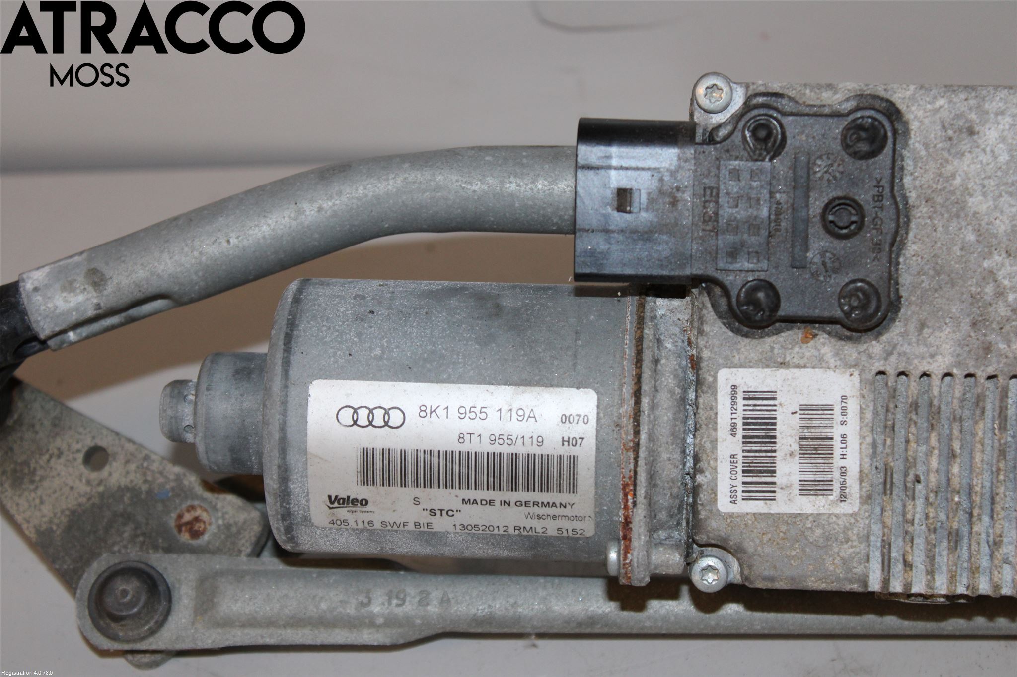 Audi A4/S4 08-11 Viskermotor Frontrute