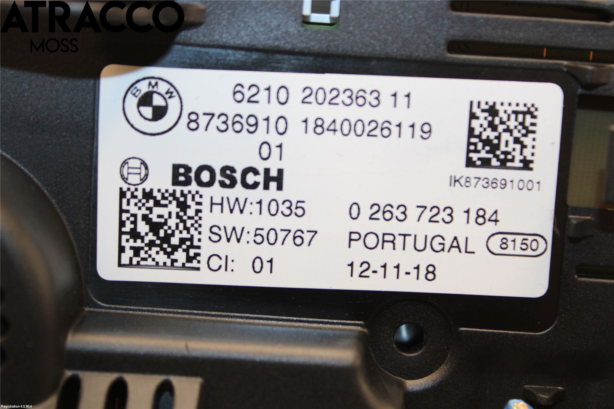 BMW 5 G30/G31/F90 17-23 Instr Kombinert