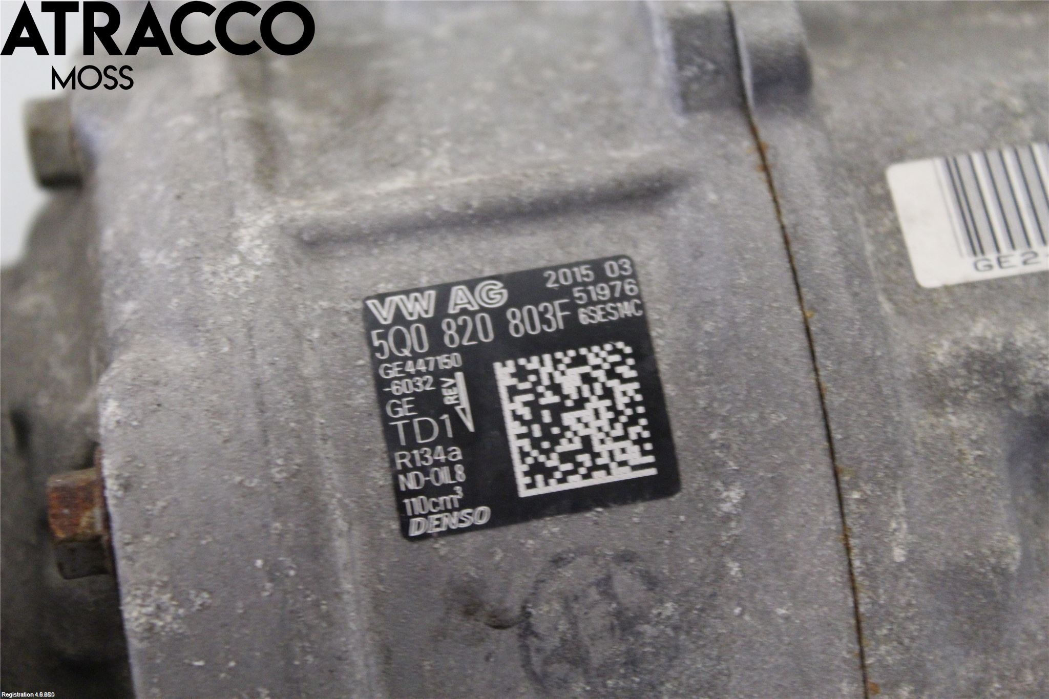 Volkswagen VW CADDY 16-20 Varme Ac Kompressor